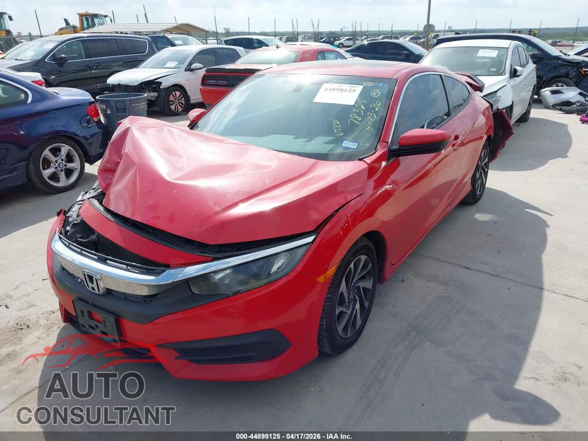 HONDA CIVIC 2016 - 2HGFC4B09GH303033