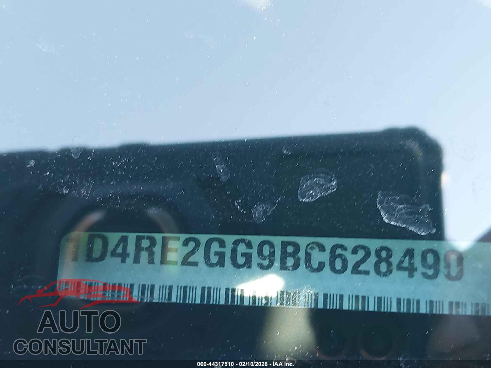DODGE DURANGO 2011 - 1D4RE2GG9BC628490