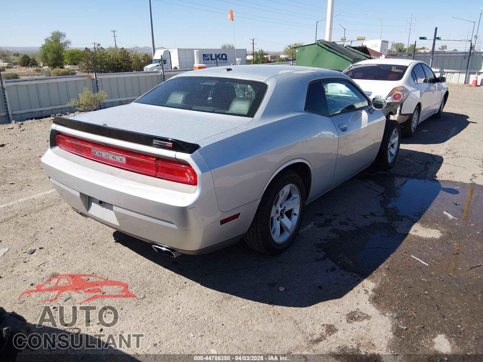DODGE CHALLENGER 2012 - 2C3CDYAG6CH257955