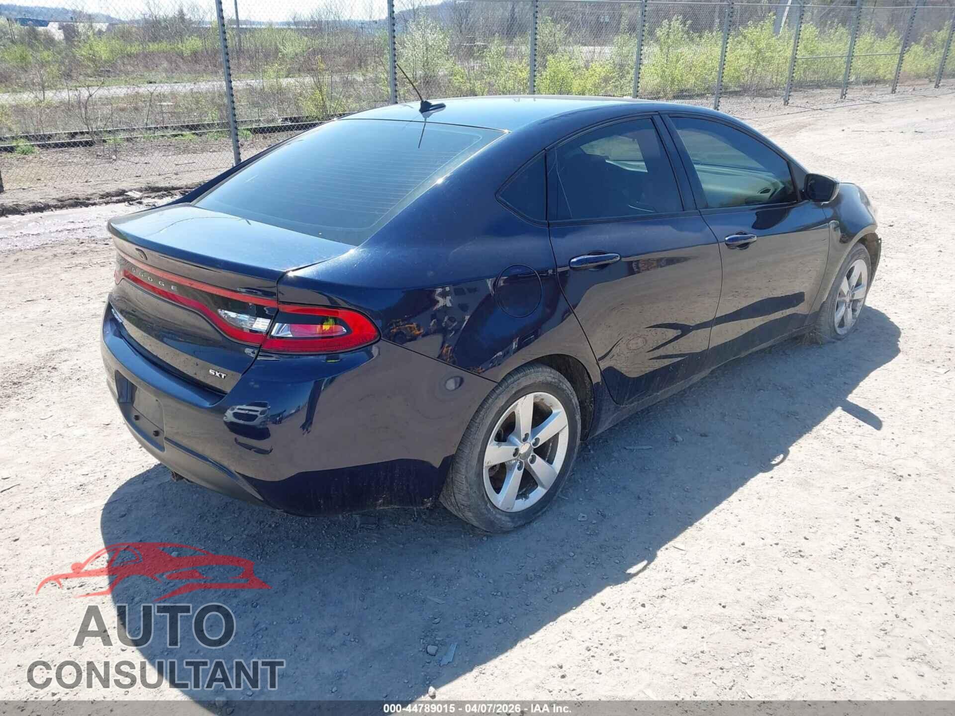 DODGE DART 2015 - 1C3CDFBB5FD237205