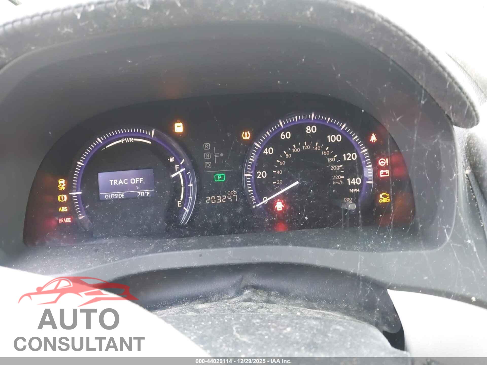 LEXUS HS 250H 2010 - JTHBB1BA6A2034799