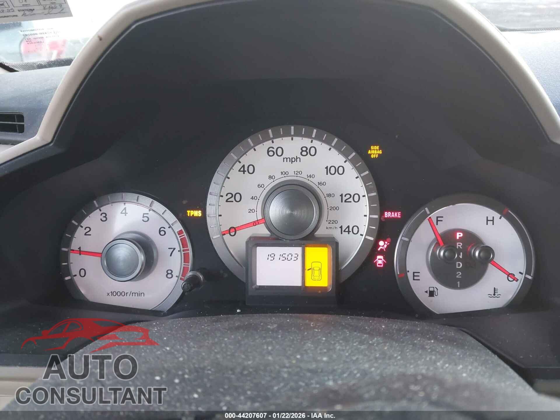HONDA PILOT 2011 - 5FNYF4H23BB061541