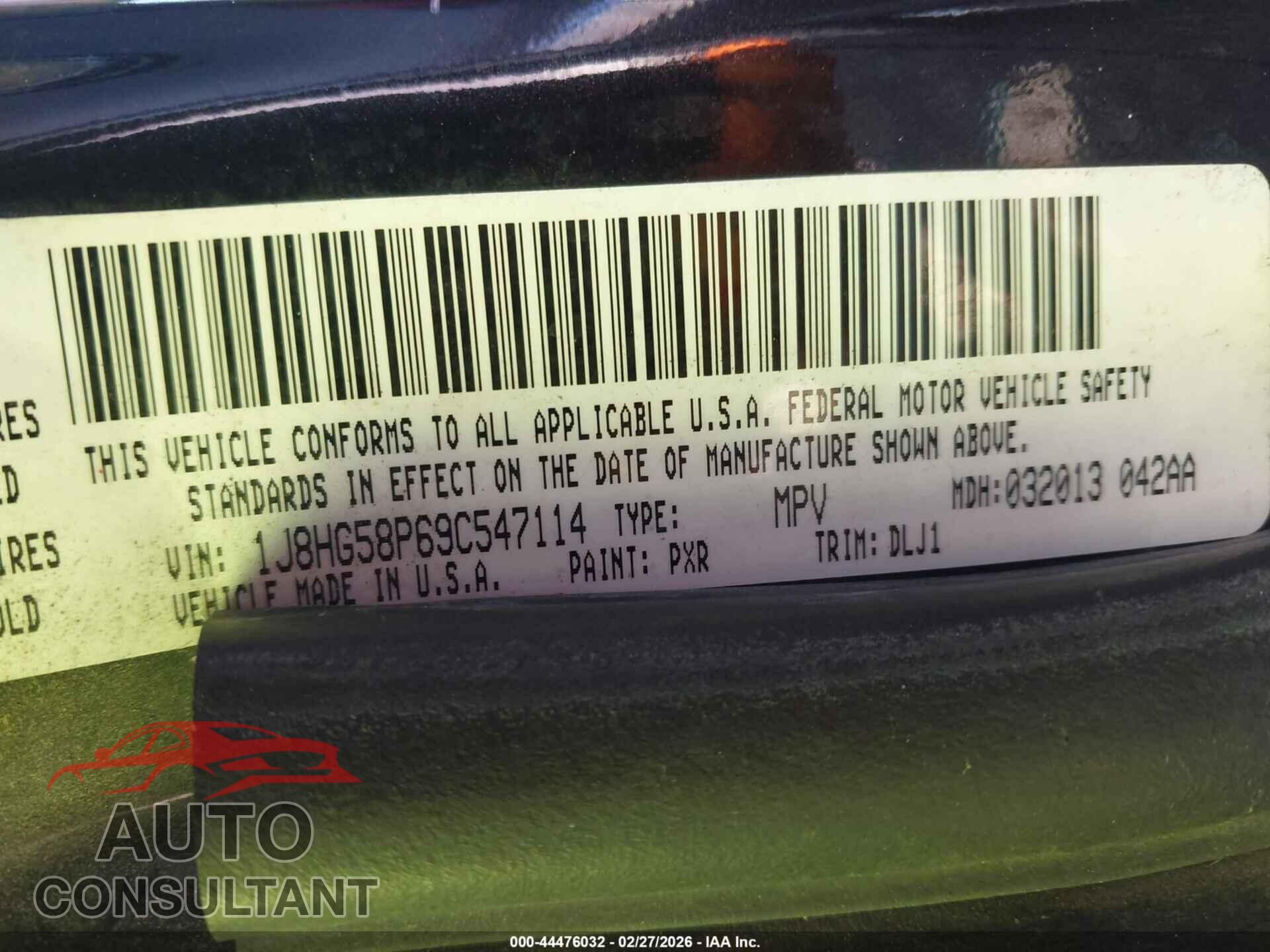 JEEP COMMANDER 2009 - 1J8HG58P69C547114