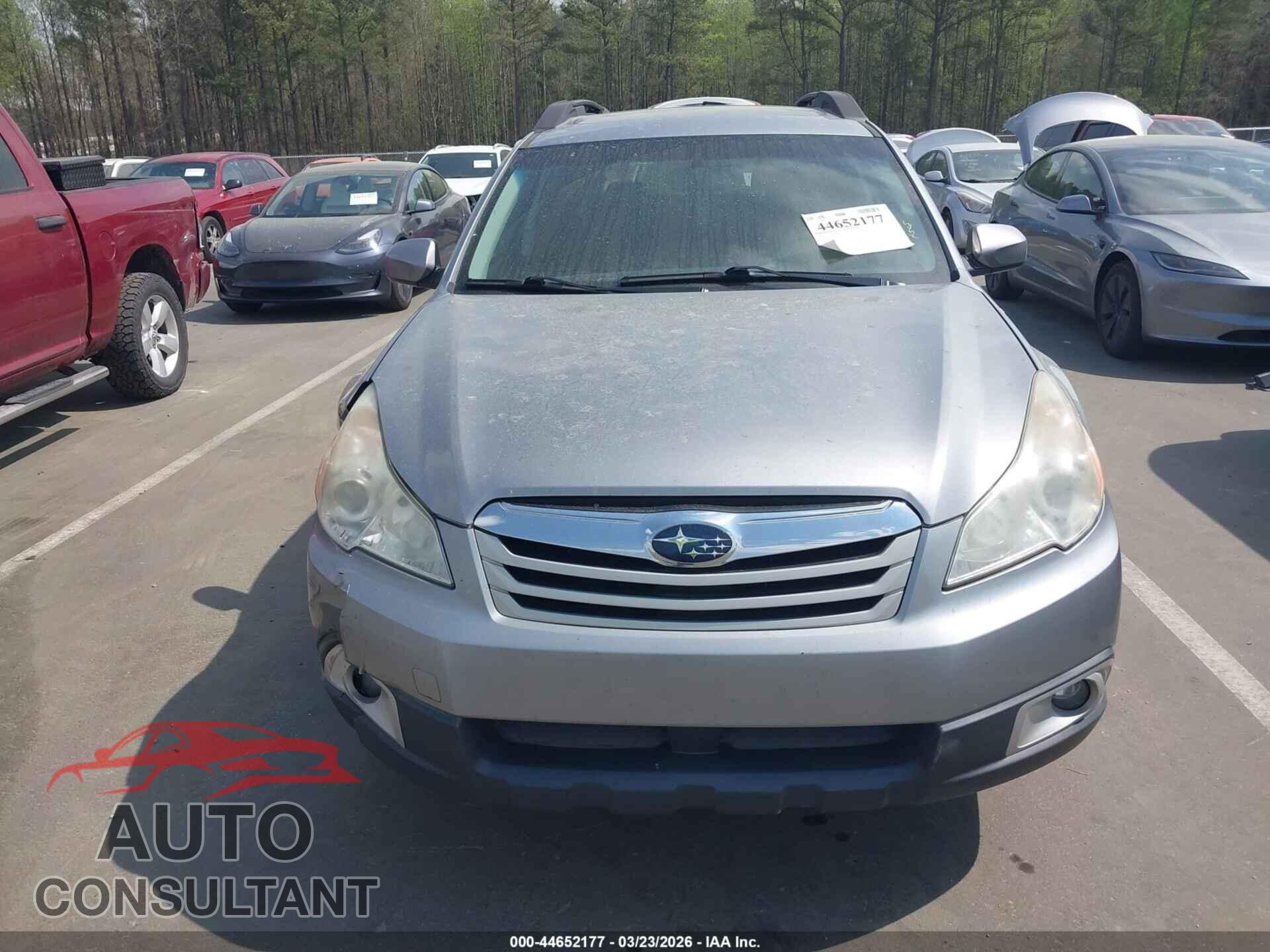 SUBARU OUTBACK 2011 - 4S4BRBGC7B3323887