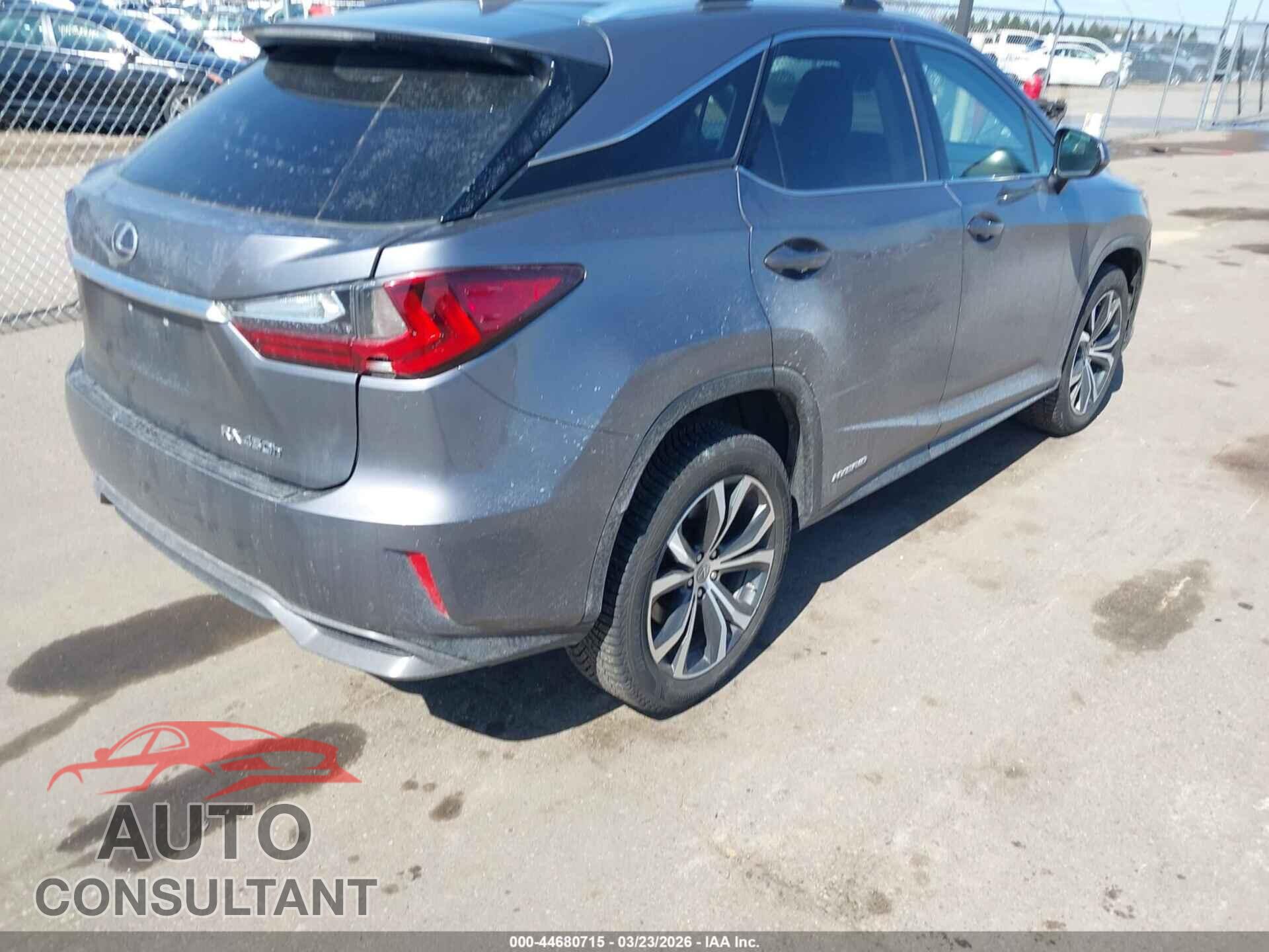 LEXUS RX 450H 2016 - 2T2BGMCA5GC006307