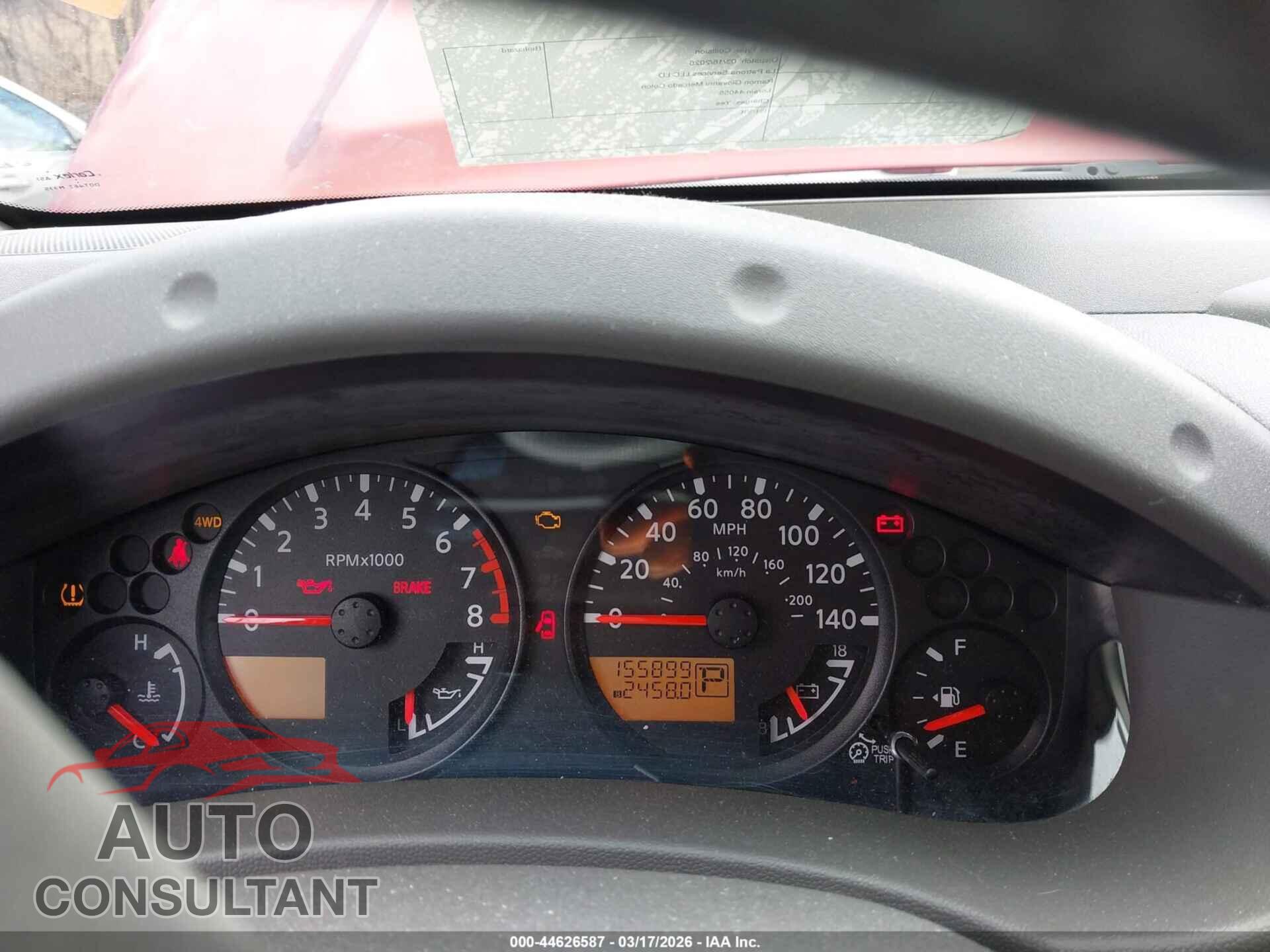 NISSAN FRONTIER 2015 - 1N6AD0EV7FN727318