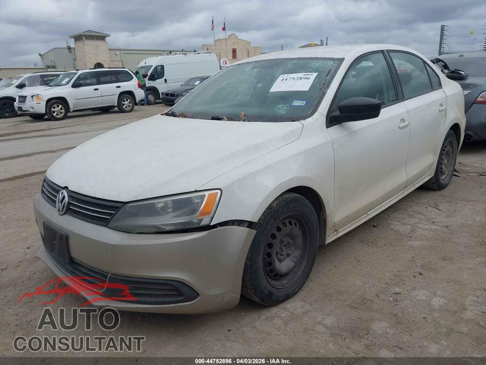 VOLKSWAGEN JETTA 2012 - 3VW2K7AJ3CM415461
