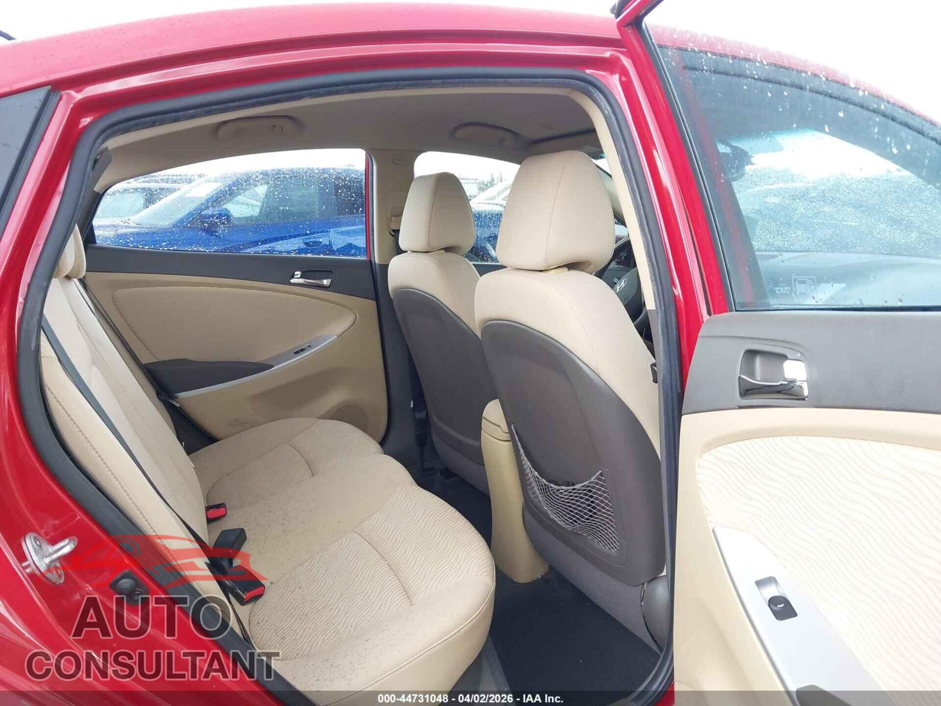 HYUNDAI ACCENT 2013 - KMHCU4AE9DU396913
