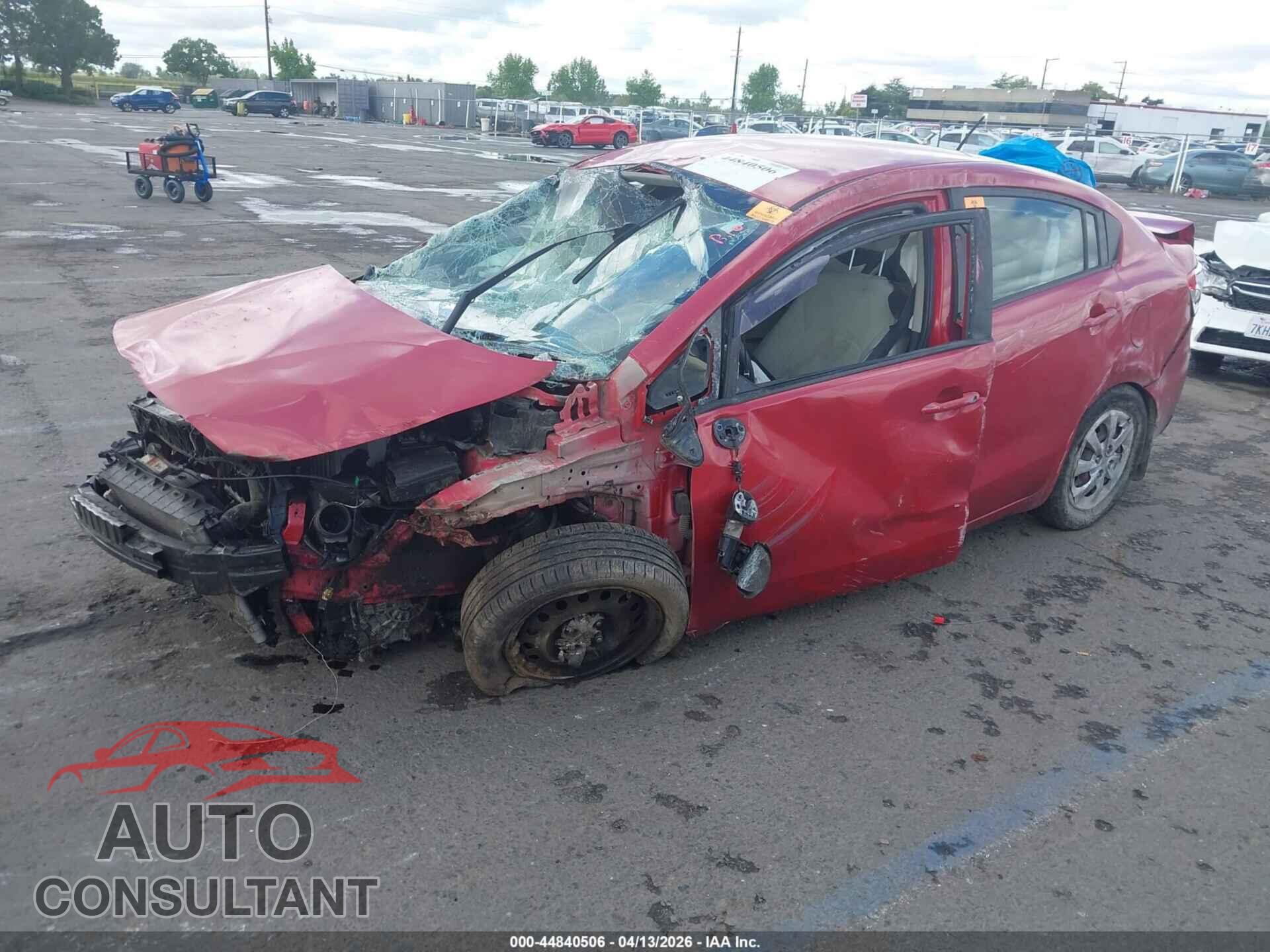 KIA RIO 2012 - KNADM4A35C6085048