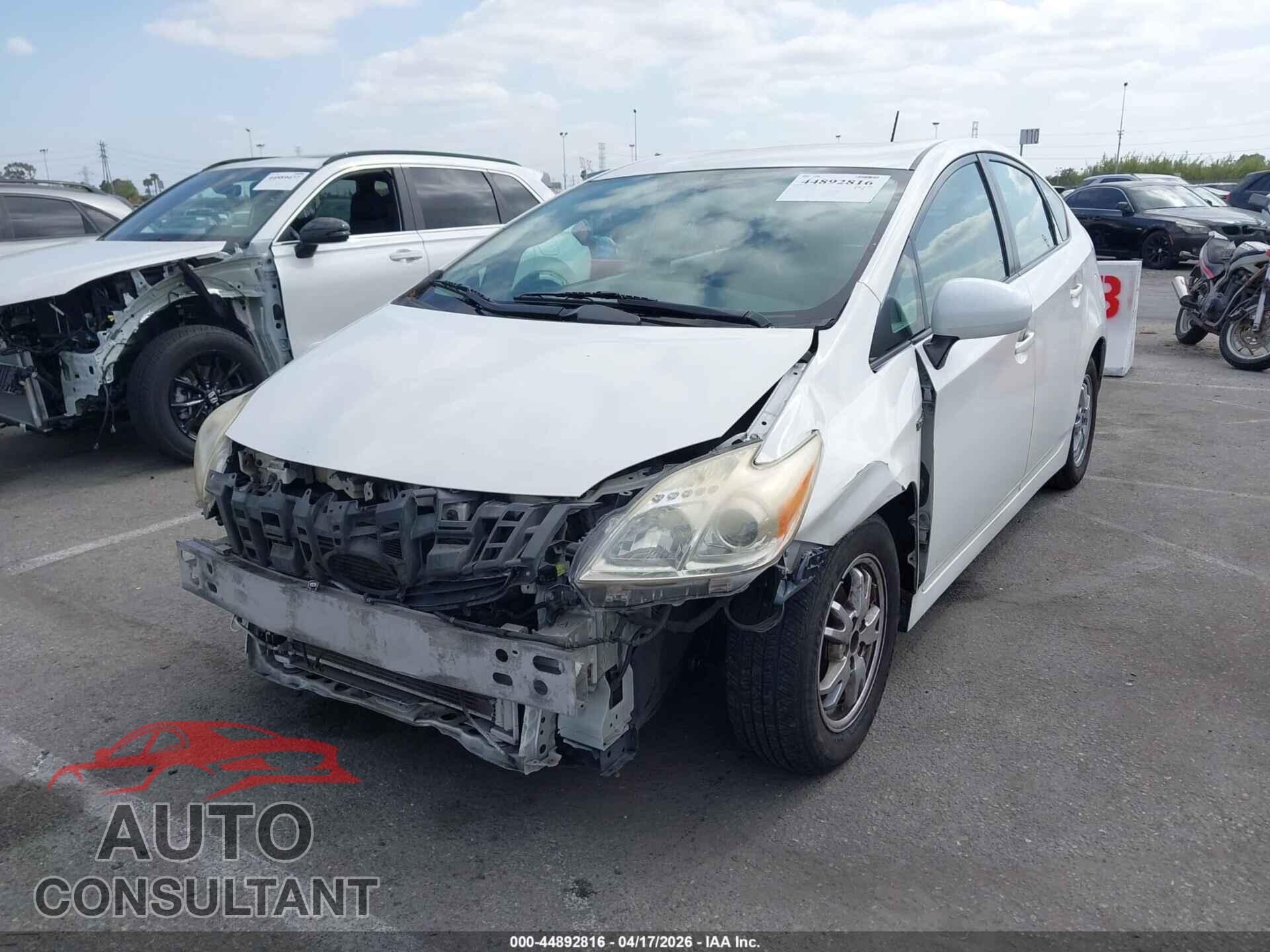 TOYOTA PRIUS 2011 - JTDKN3DU6B1414146