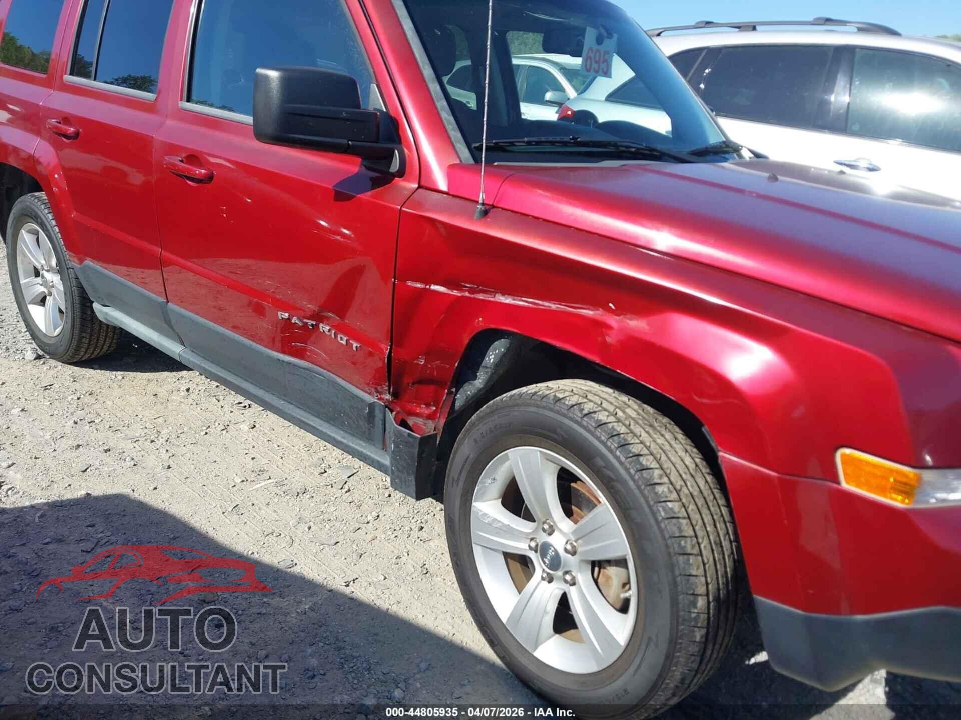JEEP PATRIOT 2012 - 1C4NJPBB6CD547460