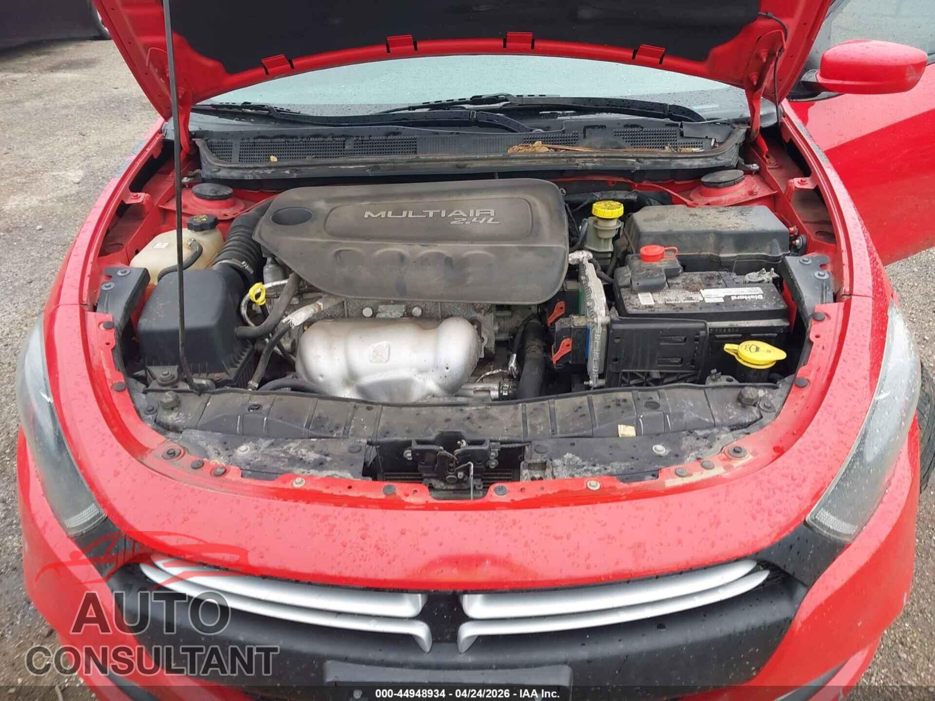 DODGE DART 2016 - 1C3CDFBB4GD764167