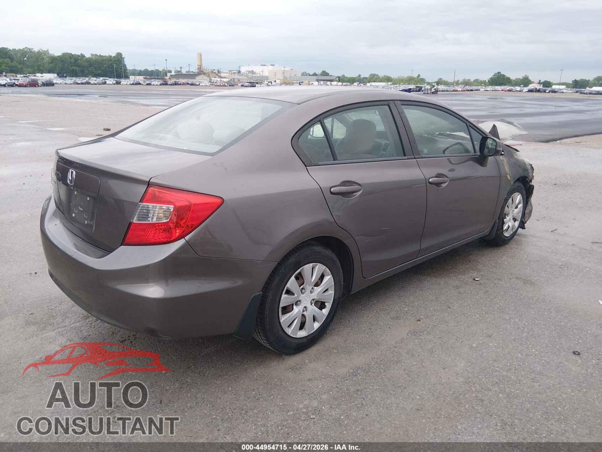 HONDA CIVIC 2012 - 19XFB2F5XCE013594