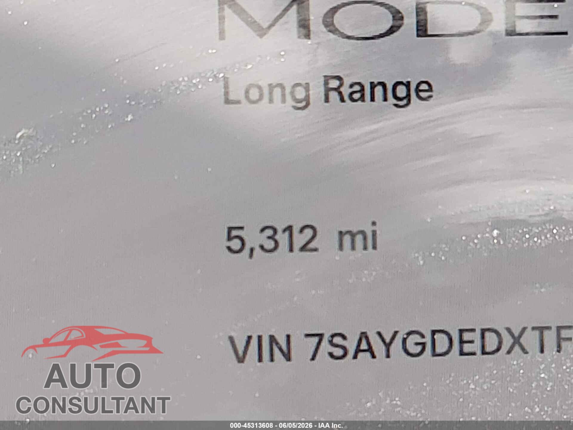 TESLA MODEL Y 2026 - 7SAYGDEDXTF541597