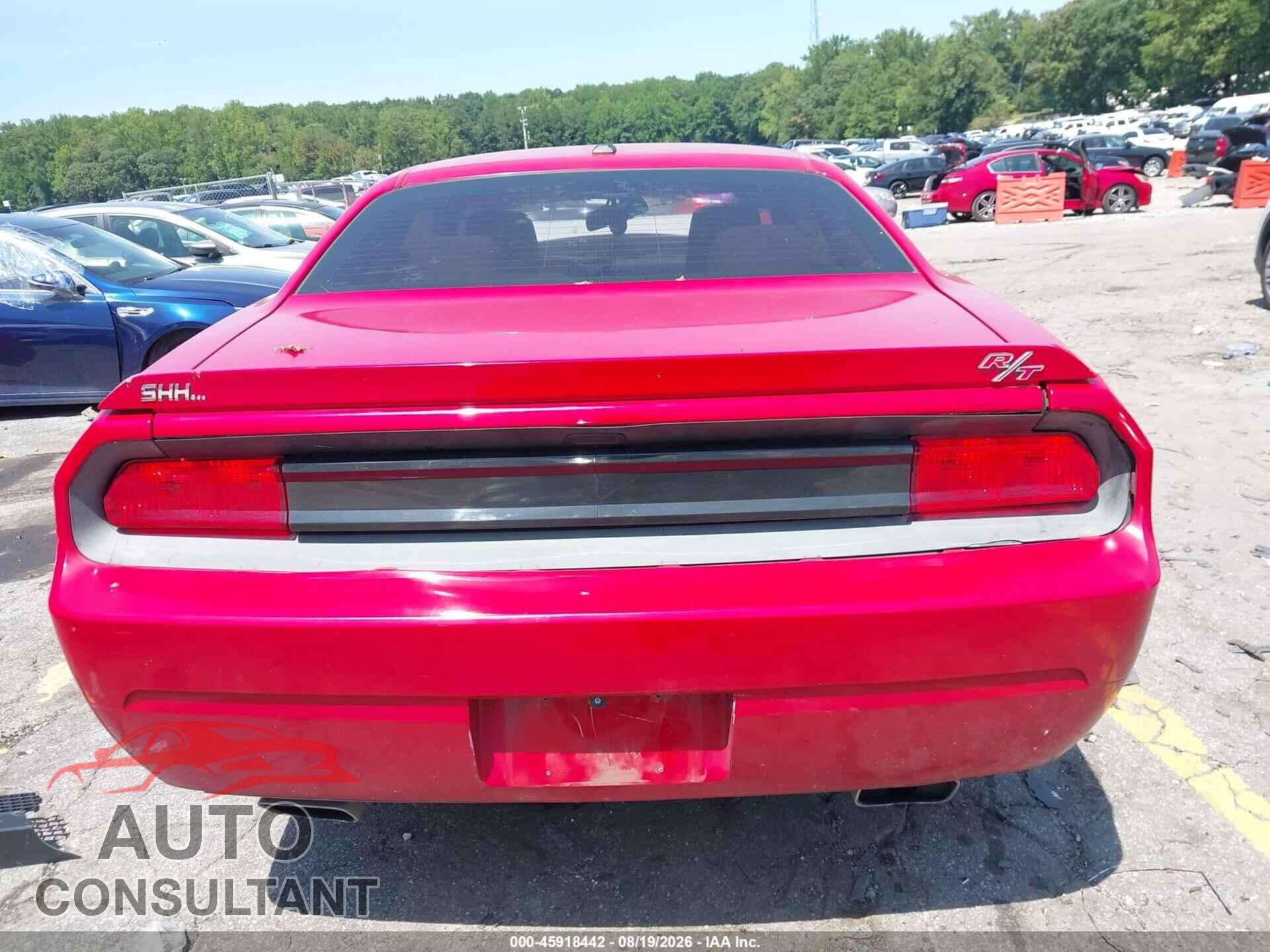 DODGE CHALLENGER 2012 - 2C3CDYBT2CH144662