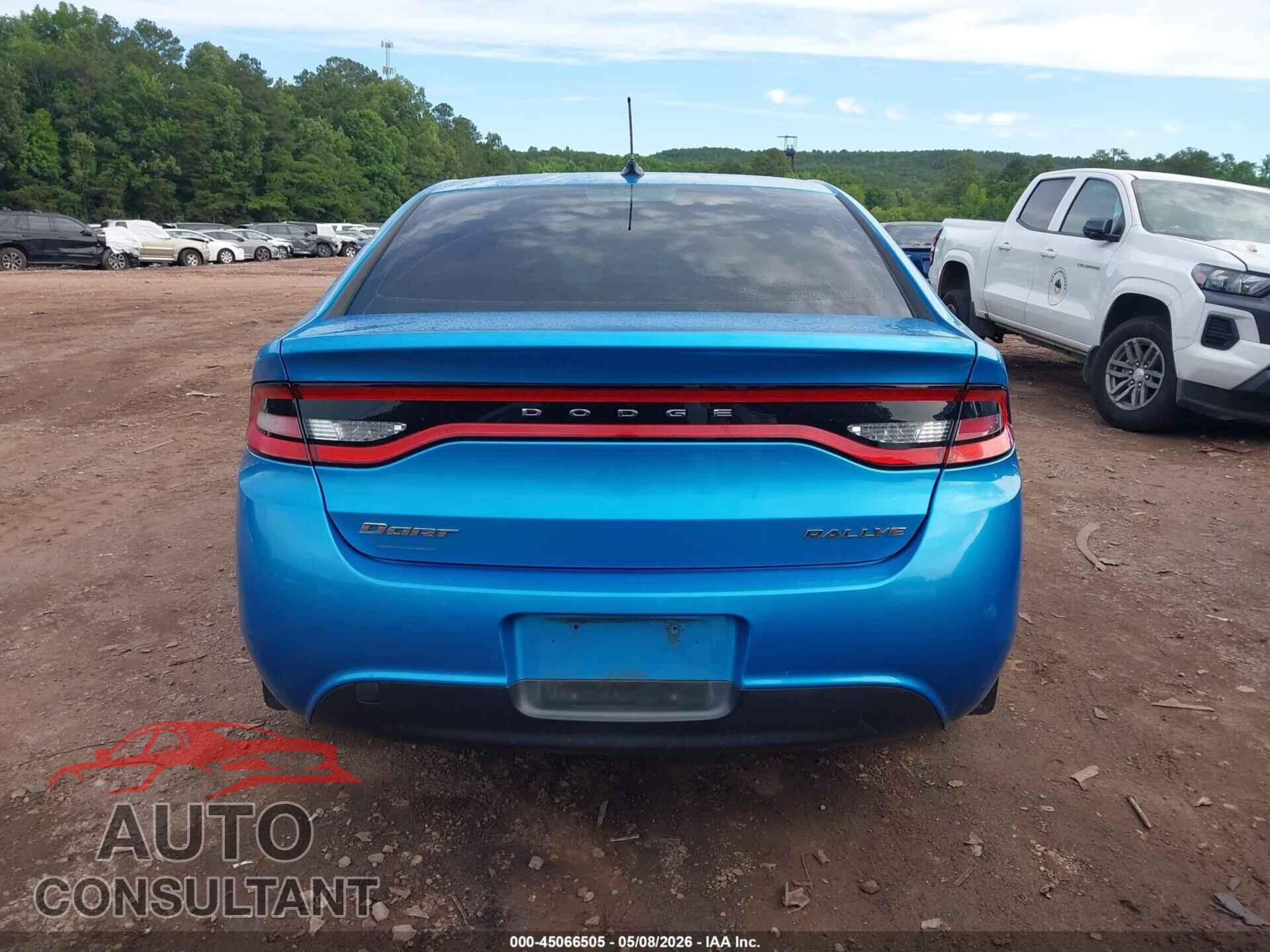 DODGE DART 2016 - 1C3CDFFAXGD819156