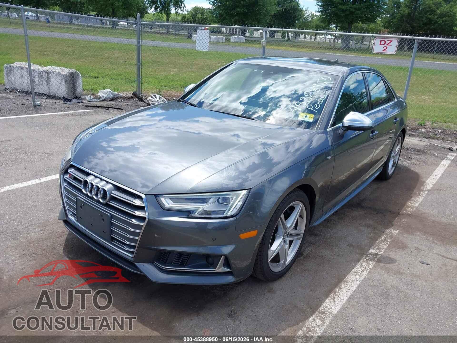 AUDI S4 2018 - WAUC4BF42JA003837