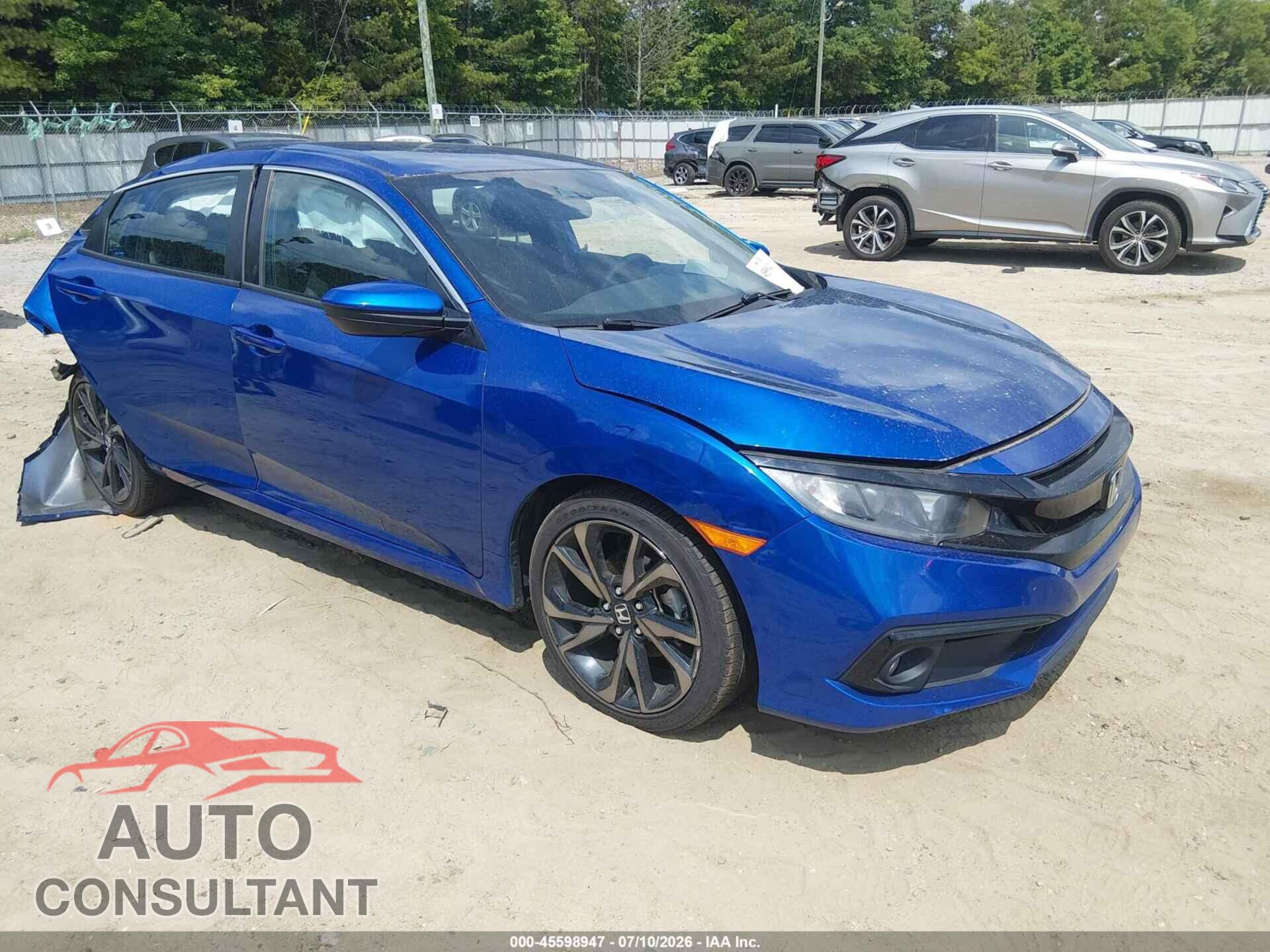HONDA CIVIC 2021 - 2HGFC2F85MH538884