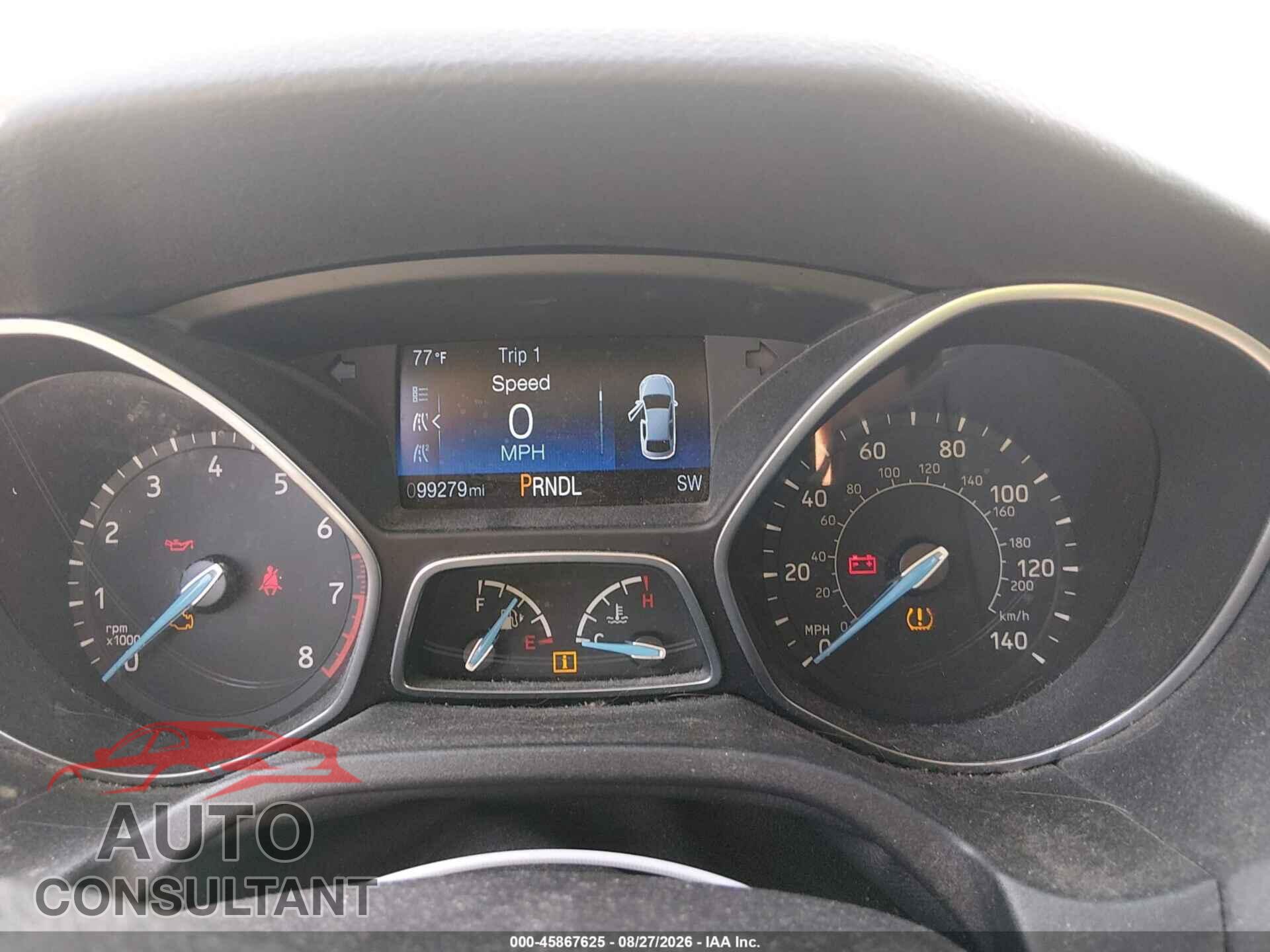 FORD FOCUS 2015 - 1FADP3F22FL201449