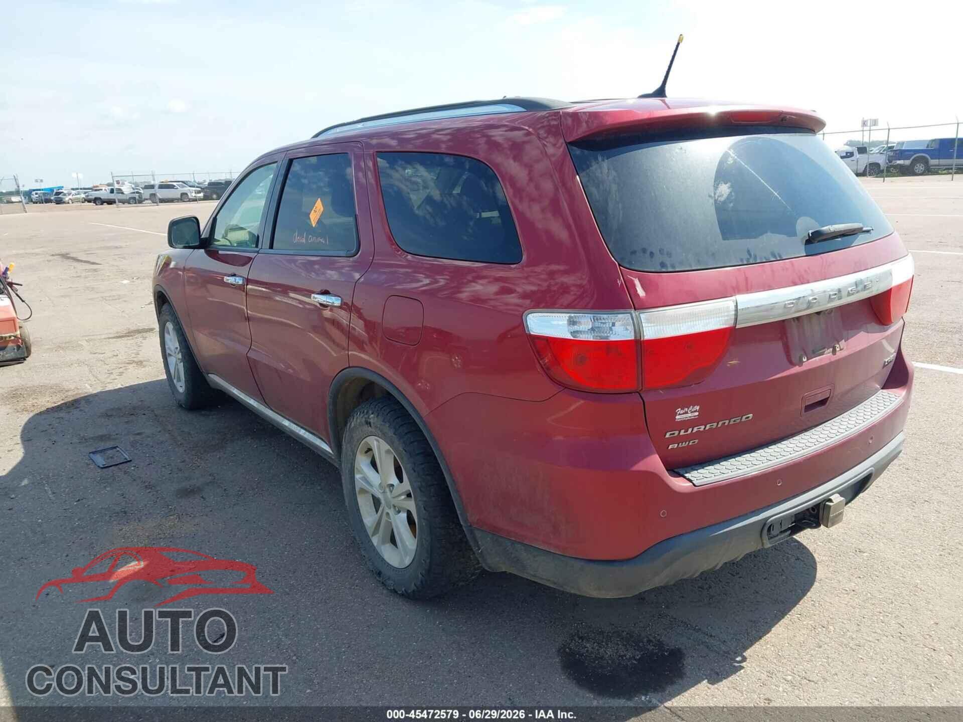 DODGE DURANGO 2013 - 1C4RDJDG1DC663395