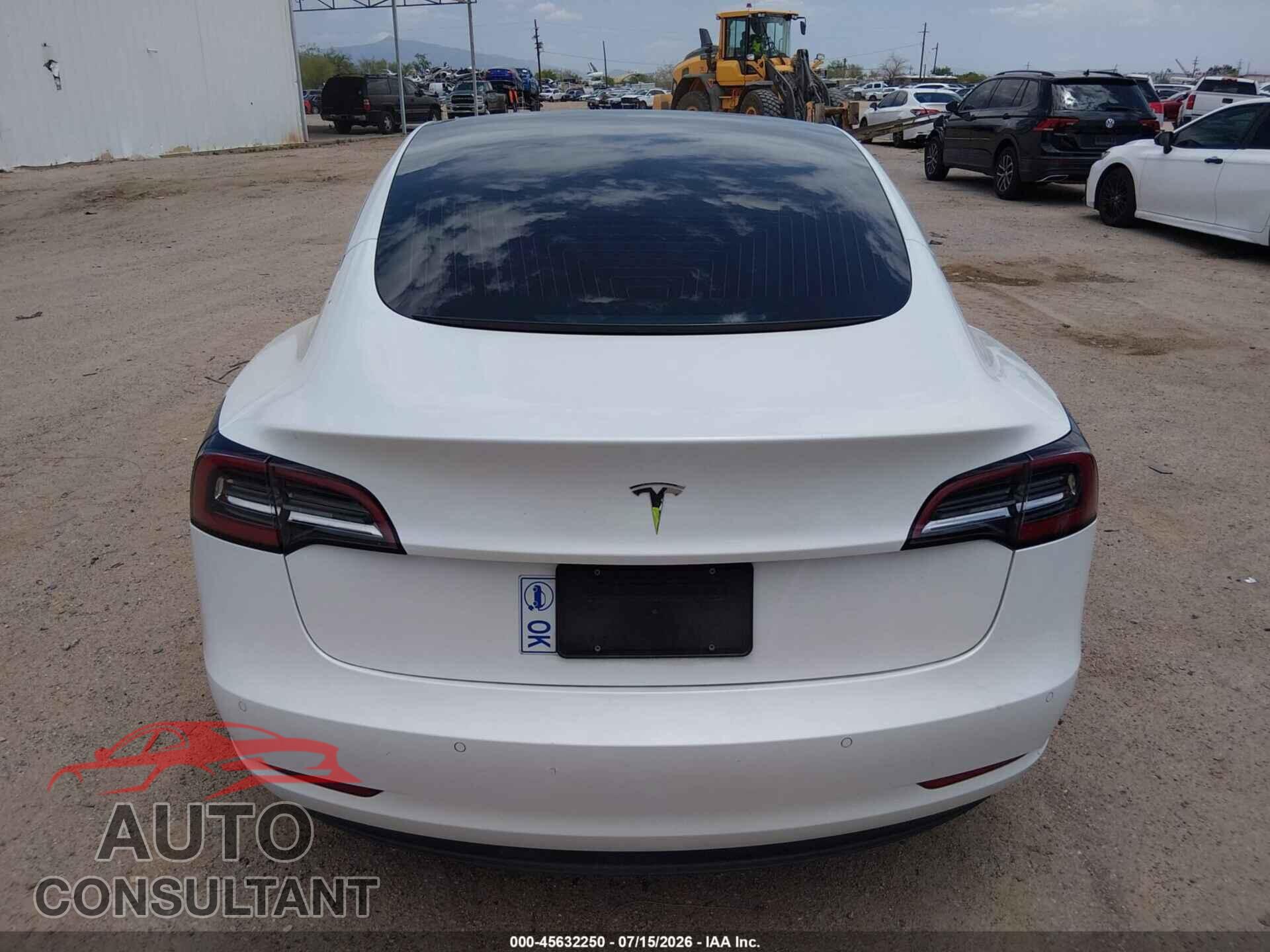 TESLA MODEL 3 2019 - 5YJ3E1EA7KF401331