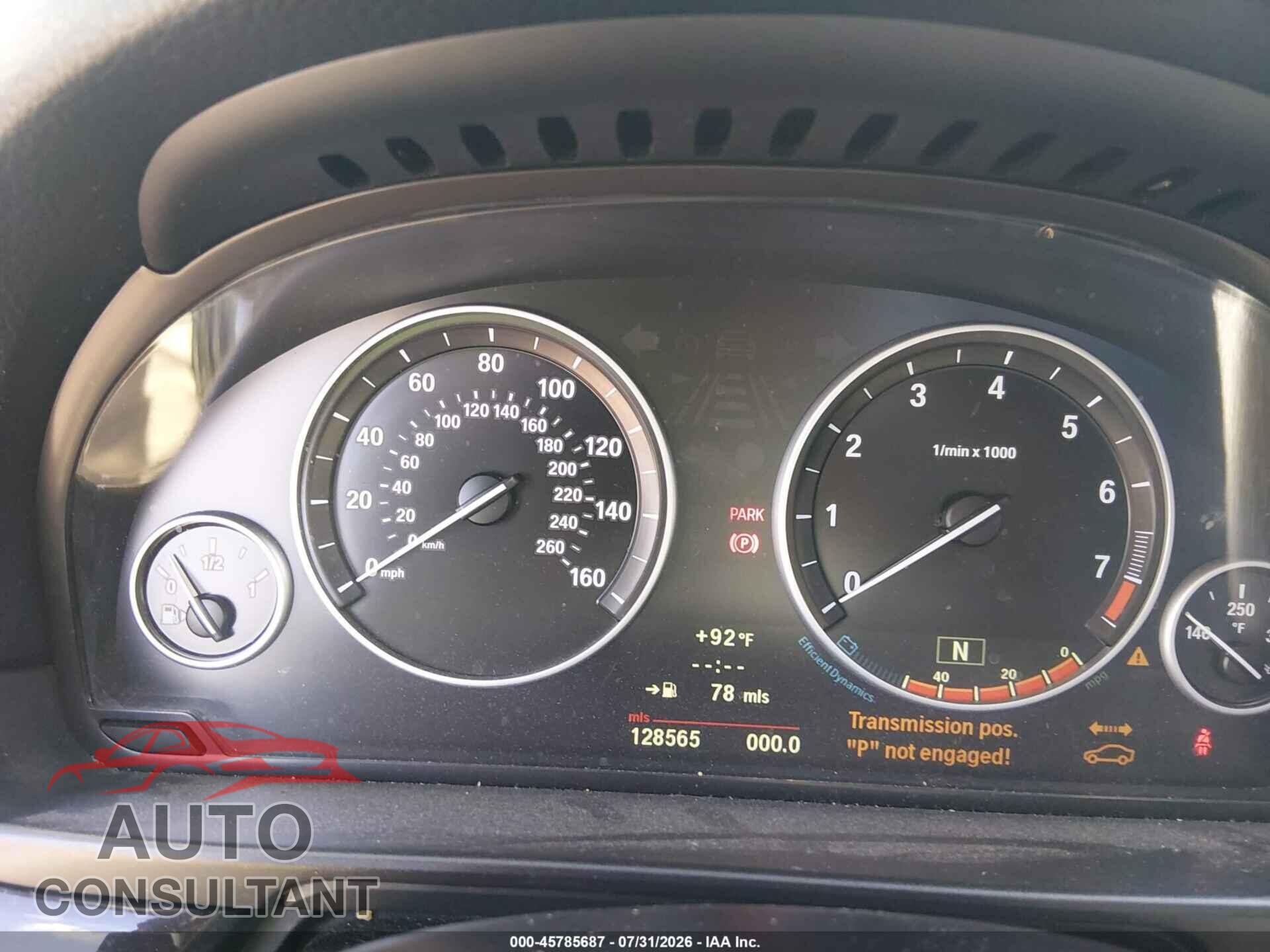 BMW 528I 2013 - WBAXH5C55DD114910