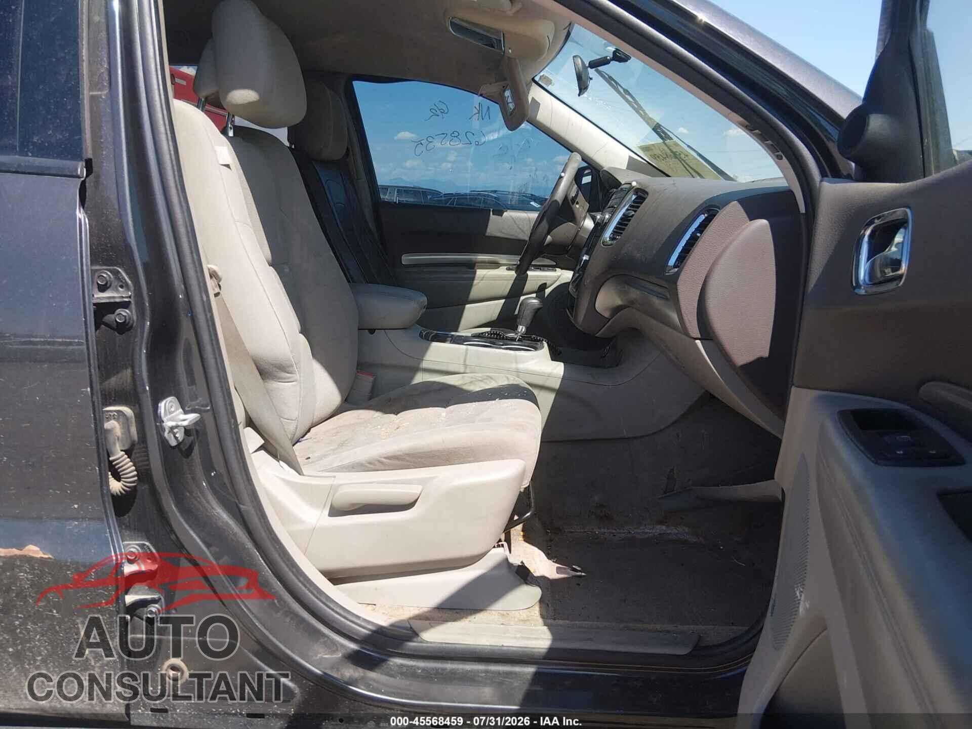 DODGE DURANGO 2011 - 1D4RE2GG5BC628535