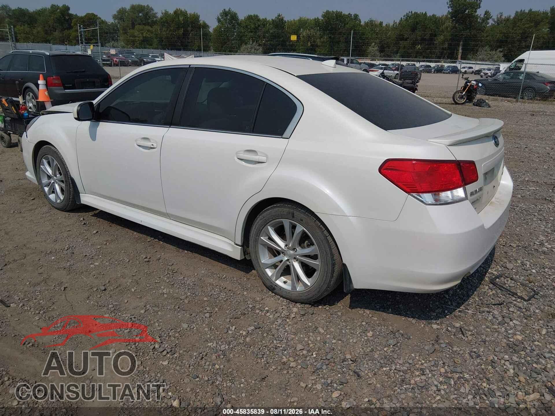 SUBARU LEGACY 2013 - 4S3BMDP66D2012145