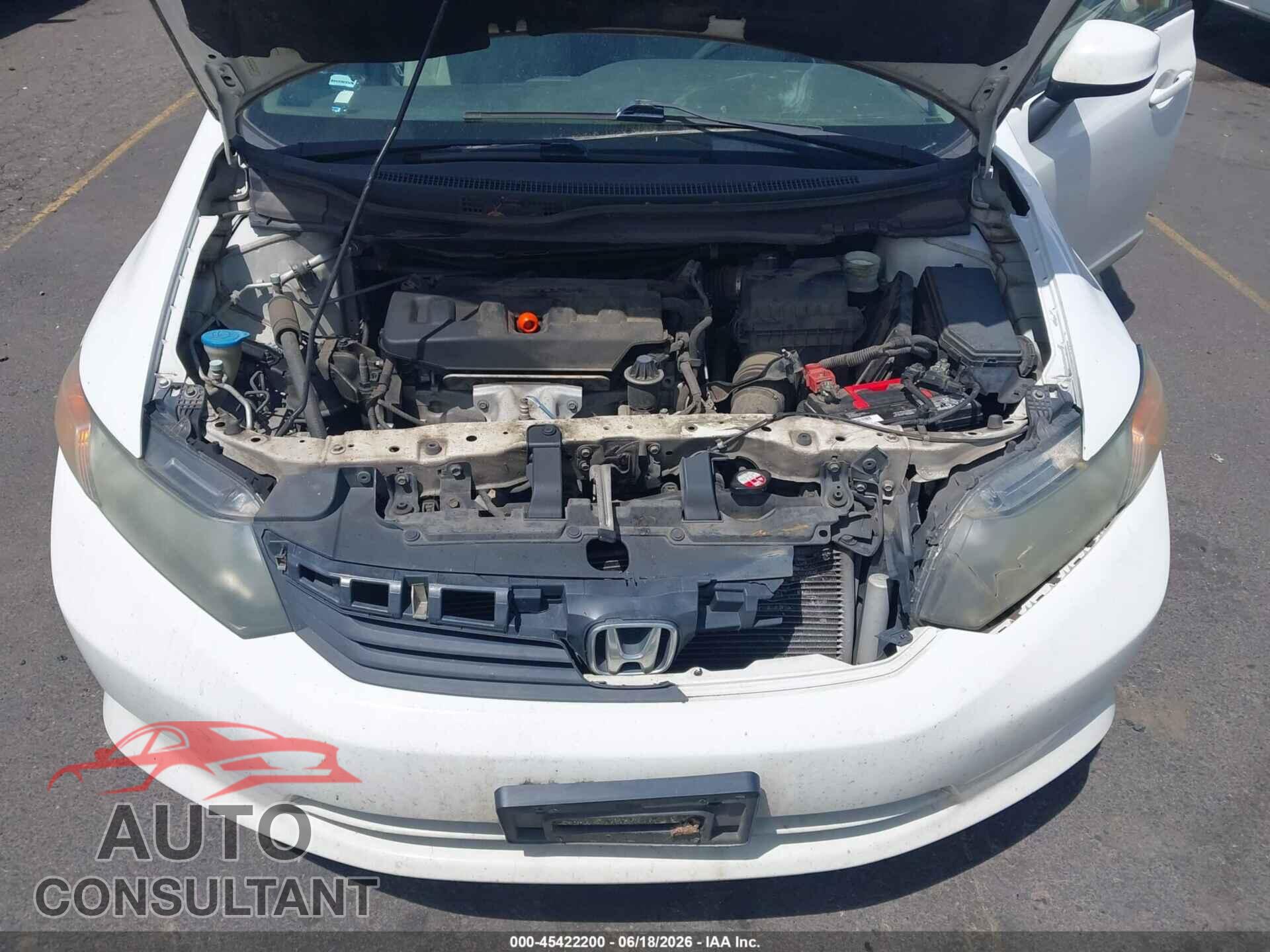 HONDA CIVIC 2012 - 19XFB2F5XCE330775