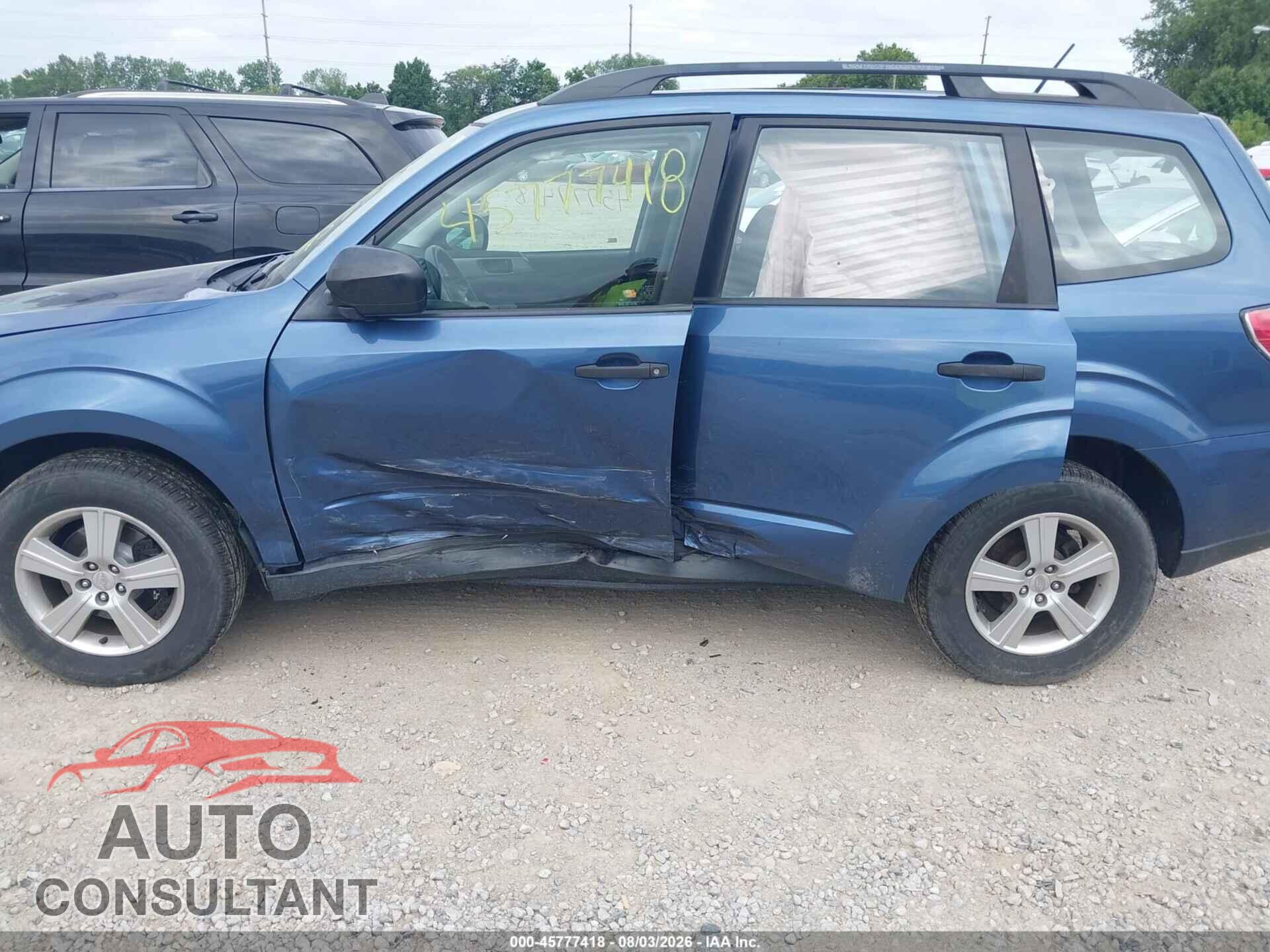 SUBARU FORESTER 2012 - JF2SHBBC1CH428820