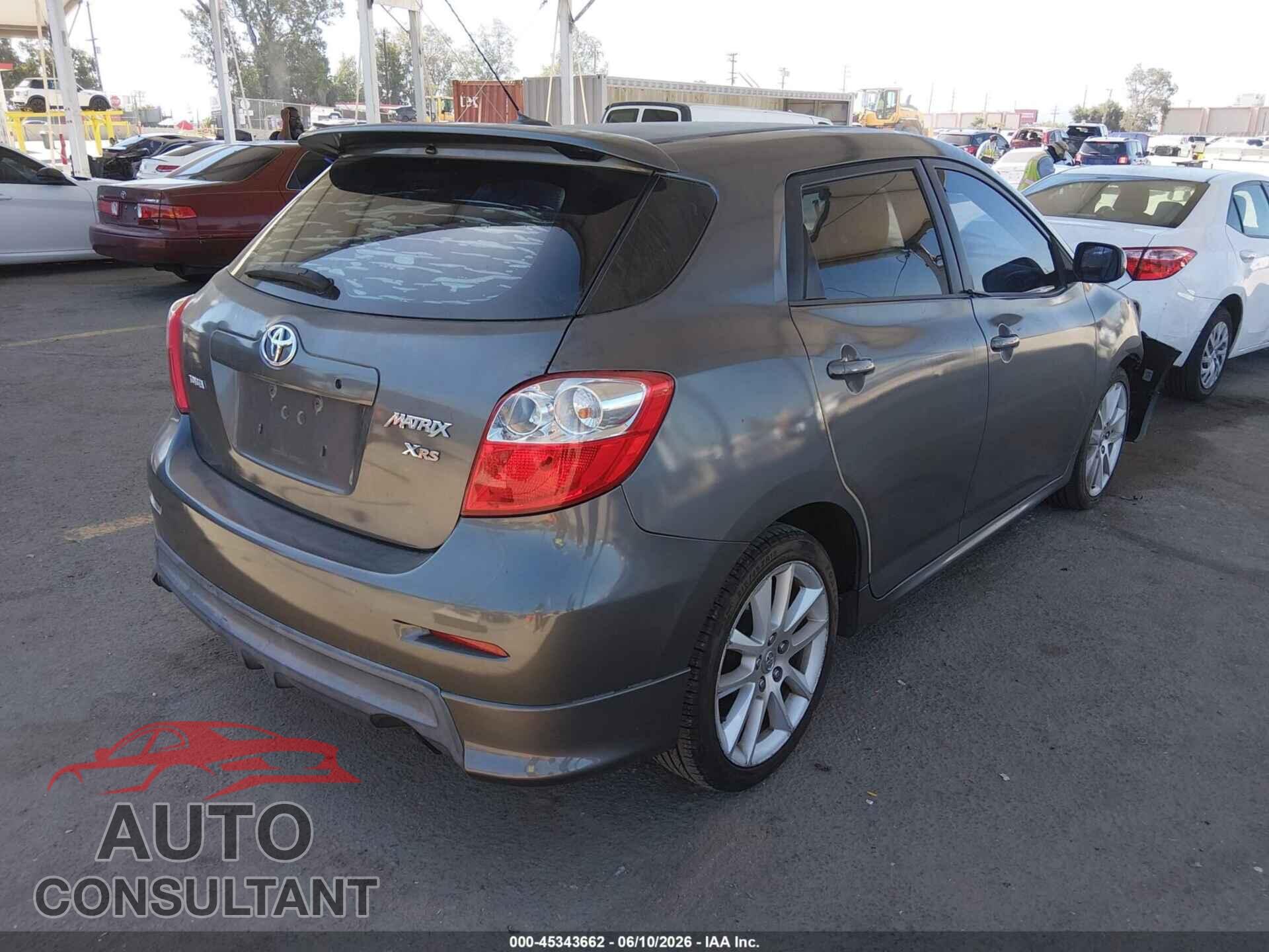 TOYOTA MATRIX 2009 - 2T1GE40E79C003418