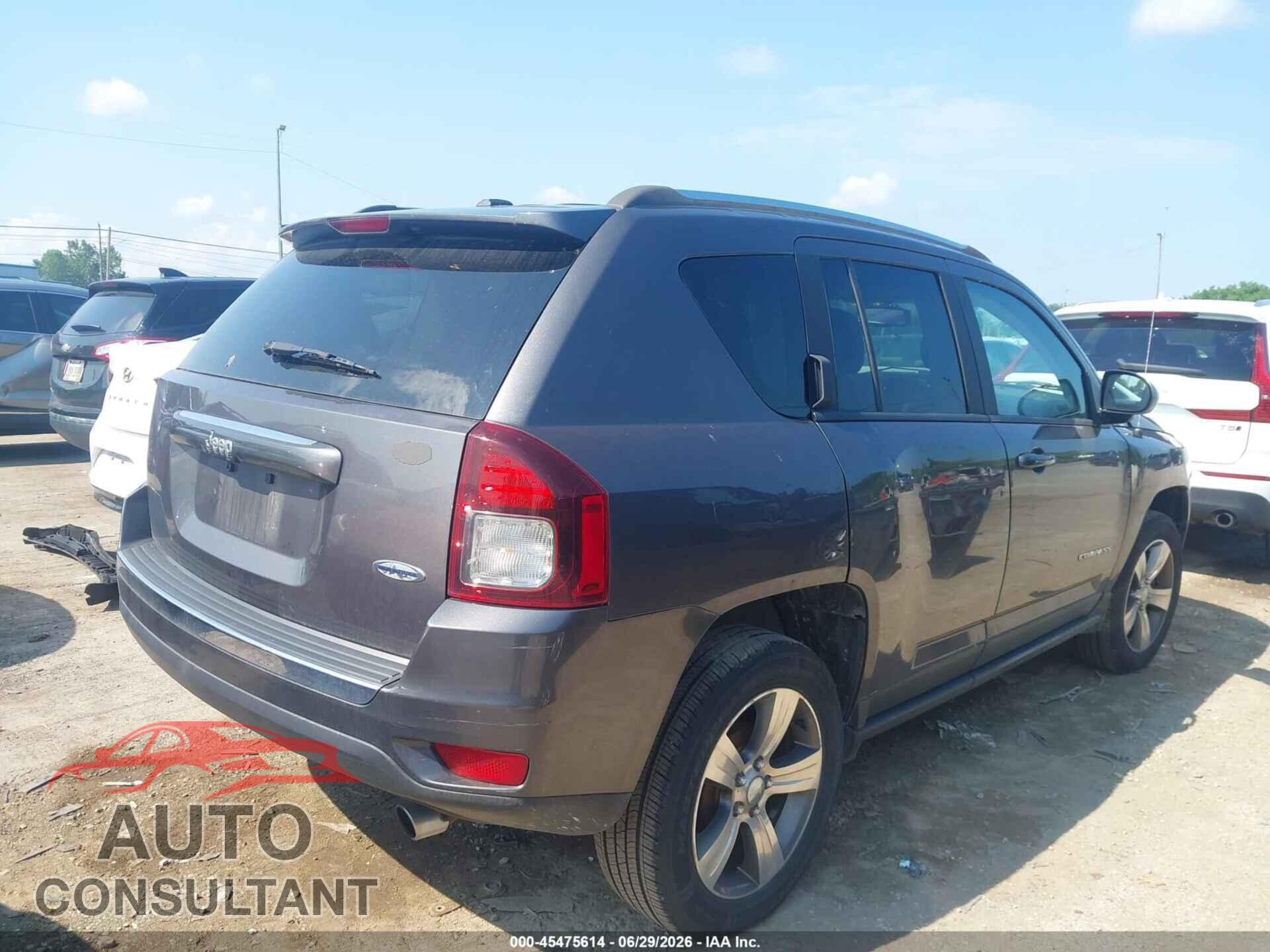 JEEP COMPASS 2017 - 1C4NJCEA9HD156256