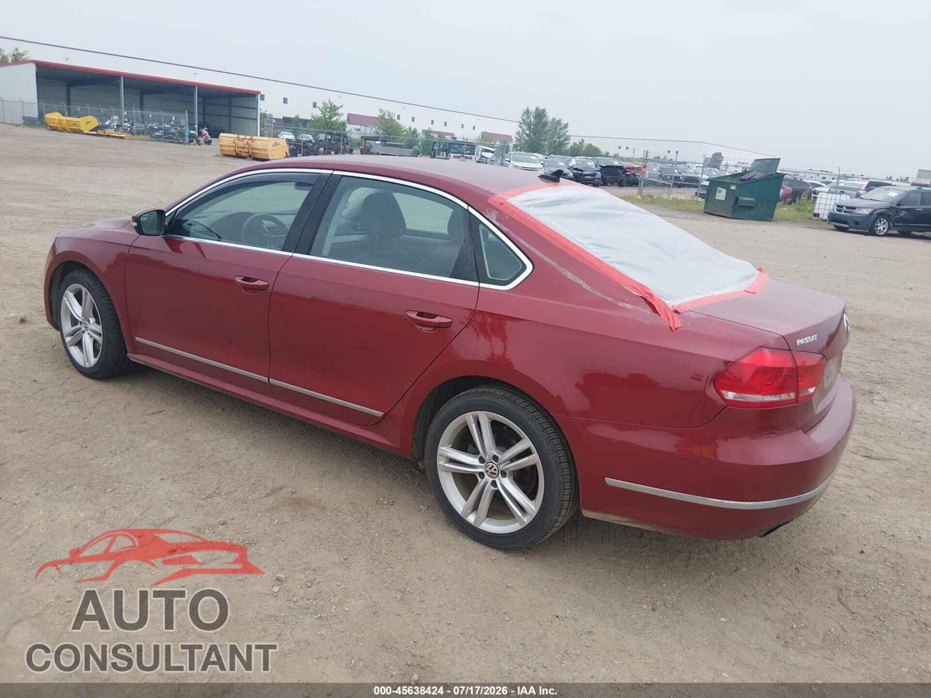 VOLKSWAGEN PASSAT 2015 - 1VWBS7A32FC072004