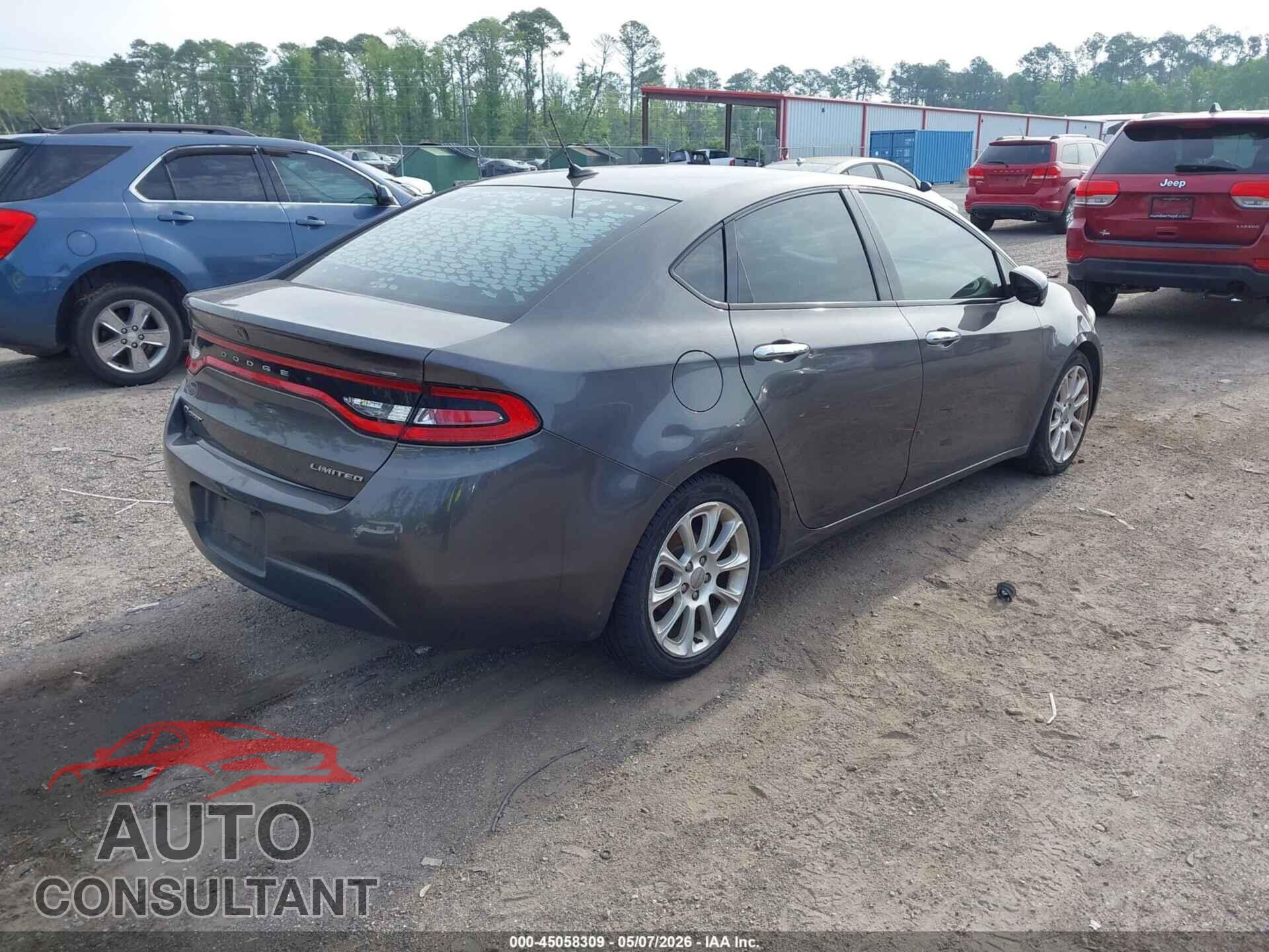 DODGE DART 2015 - 1C3CDFCB9FD369317