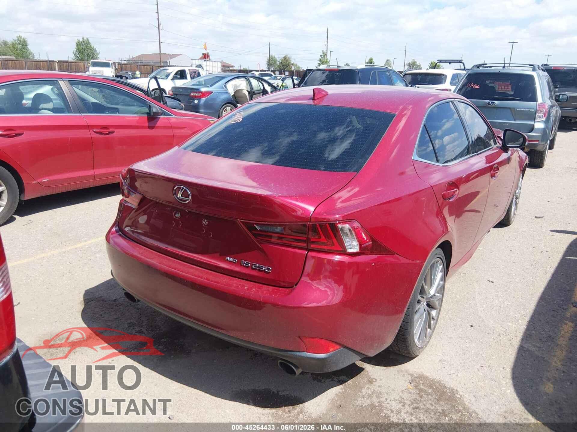 LEXUS IS 250 2015 - JTHCF1D20F5020711