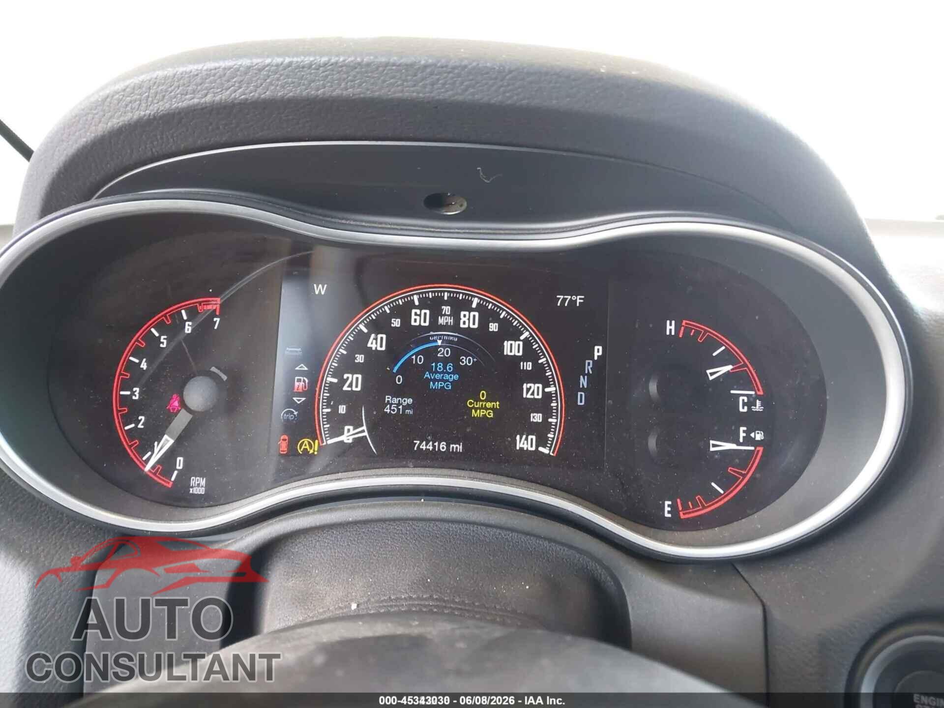DODGE DURANGO 2020 - 1C4RDJFG0LC431737
