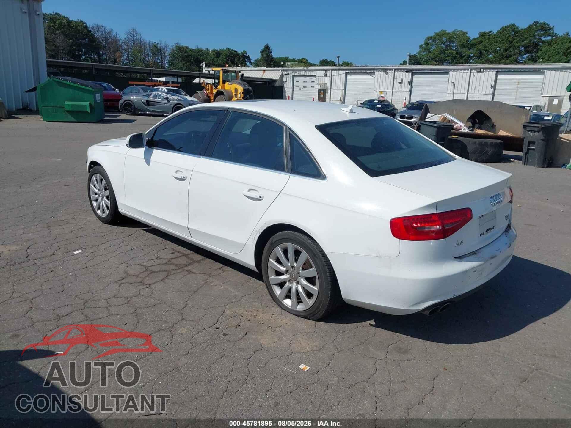 AUDI A4 2013 - WAUBFAFL9DN006593