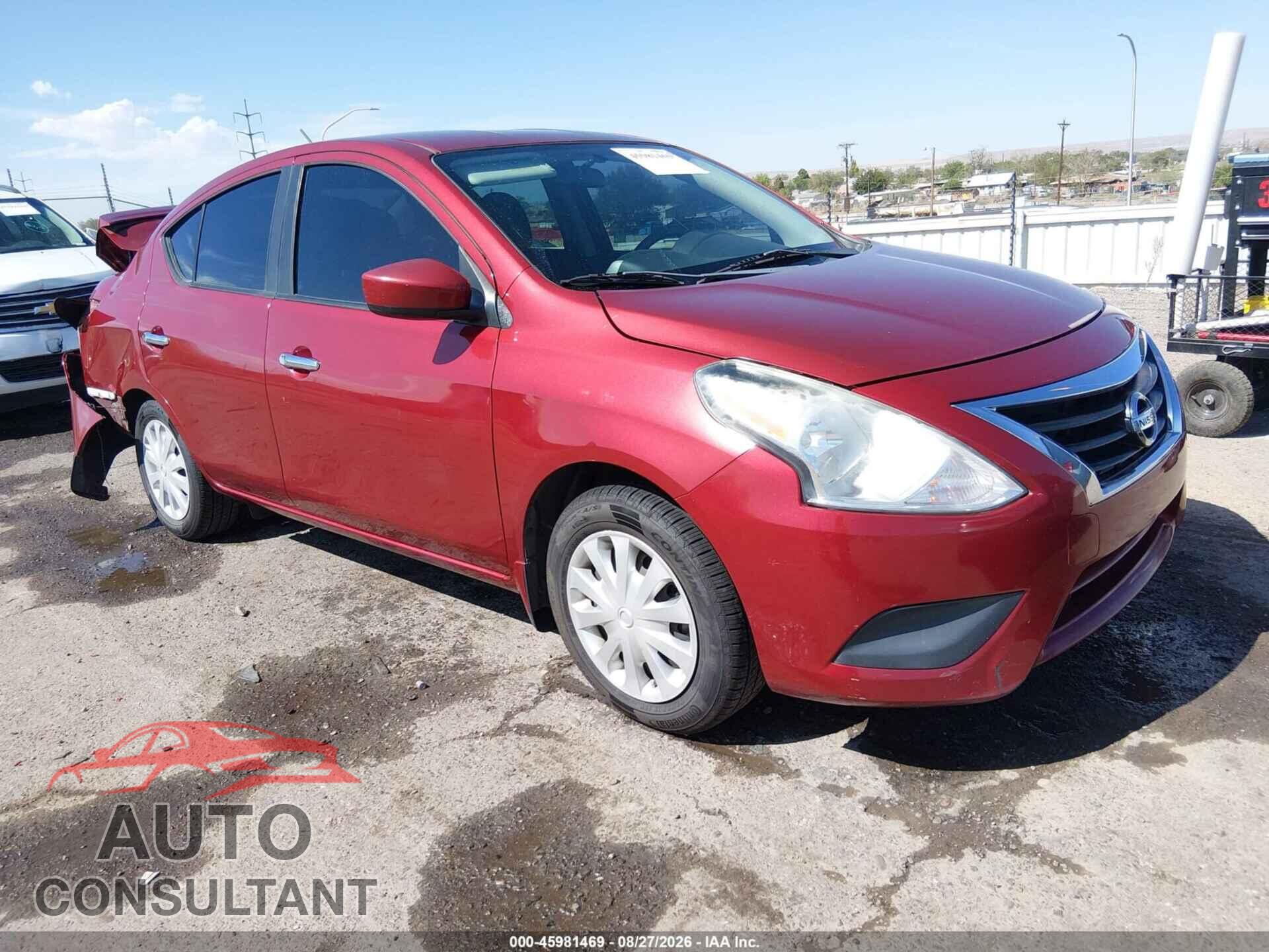 NISSAN VERSA 2016 - 3N1CN7AP1GL824947