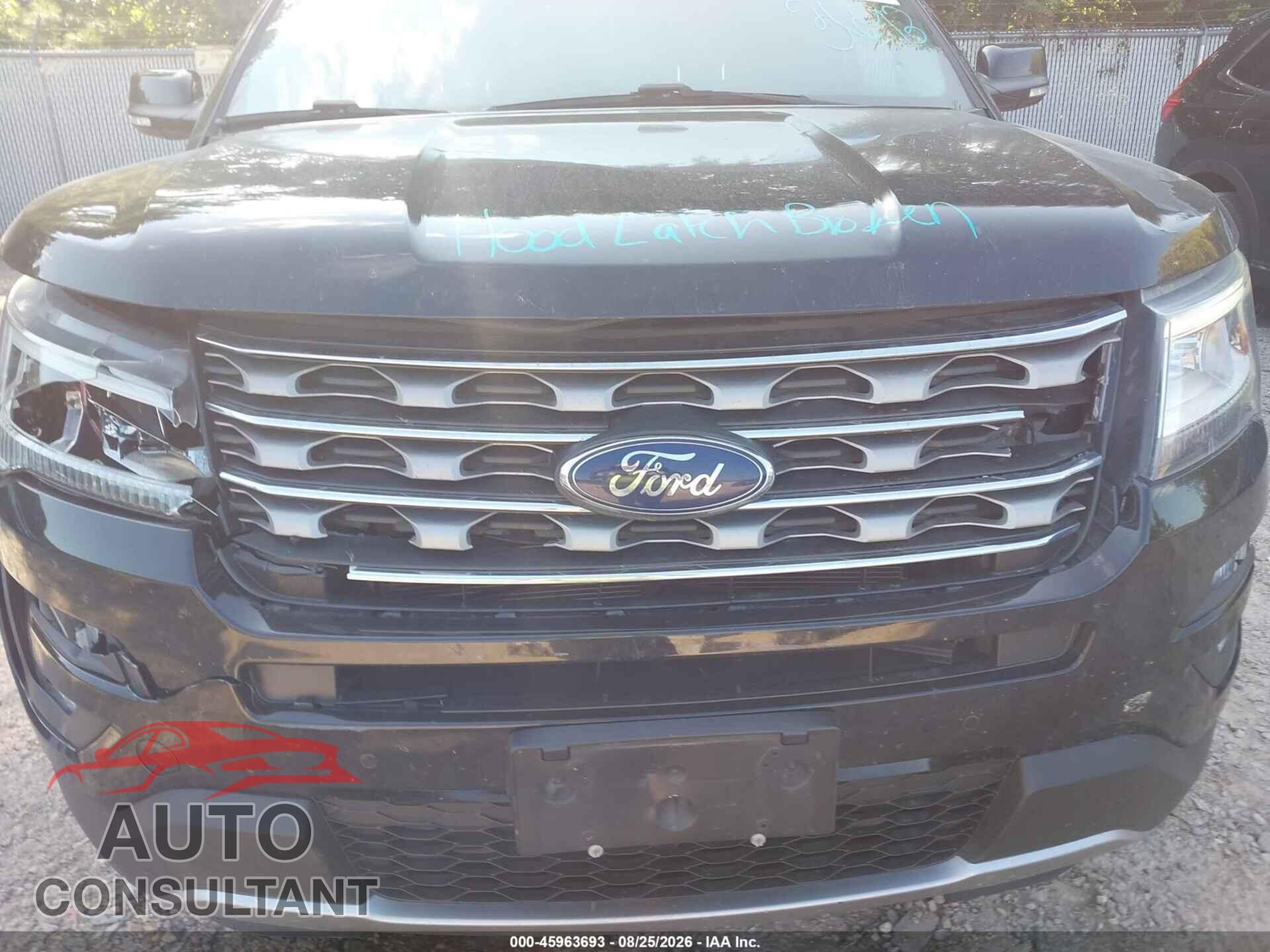 FORD EXPLORER 2017 - 1FM5K8D87HGD41408