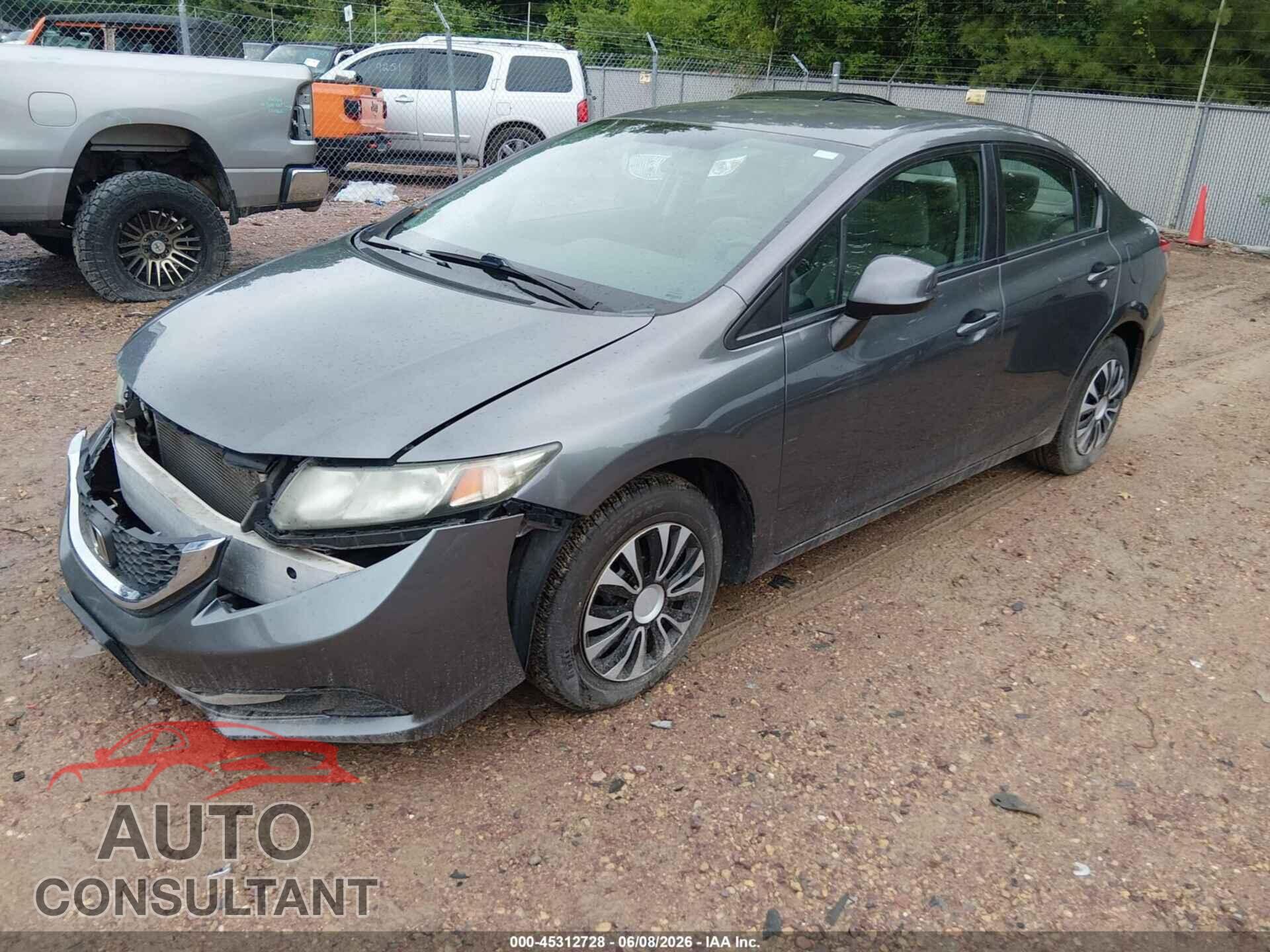 HONDA CIVIC 2013 - 19XFB2F53DE090034