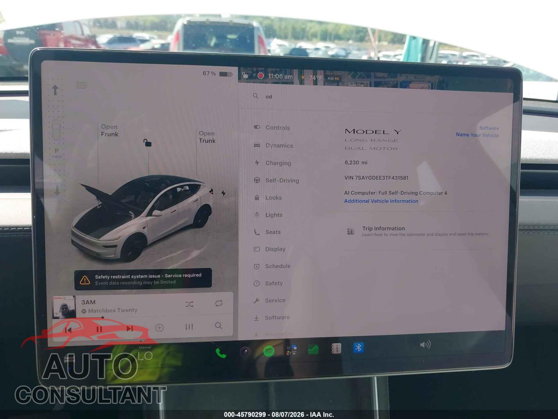 TESLA MODEL Y 2026 - 7SAYGDEE3TF431581