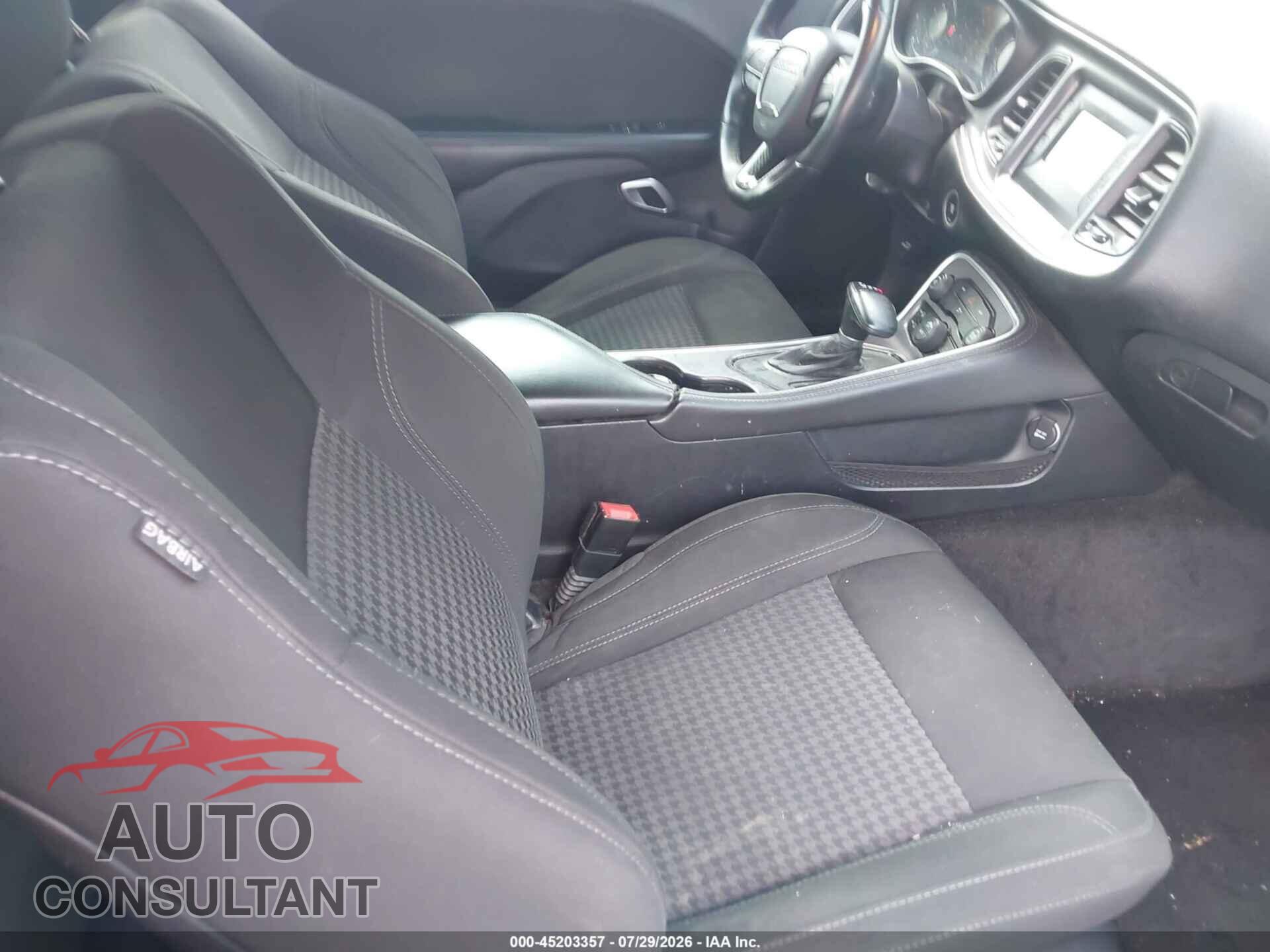DODGE CHALLENGER 2016 - 2C3CDZAG9GH289763