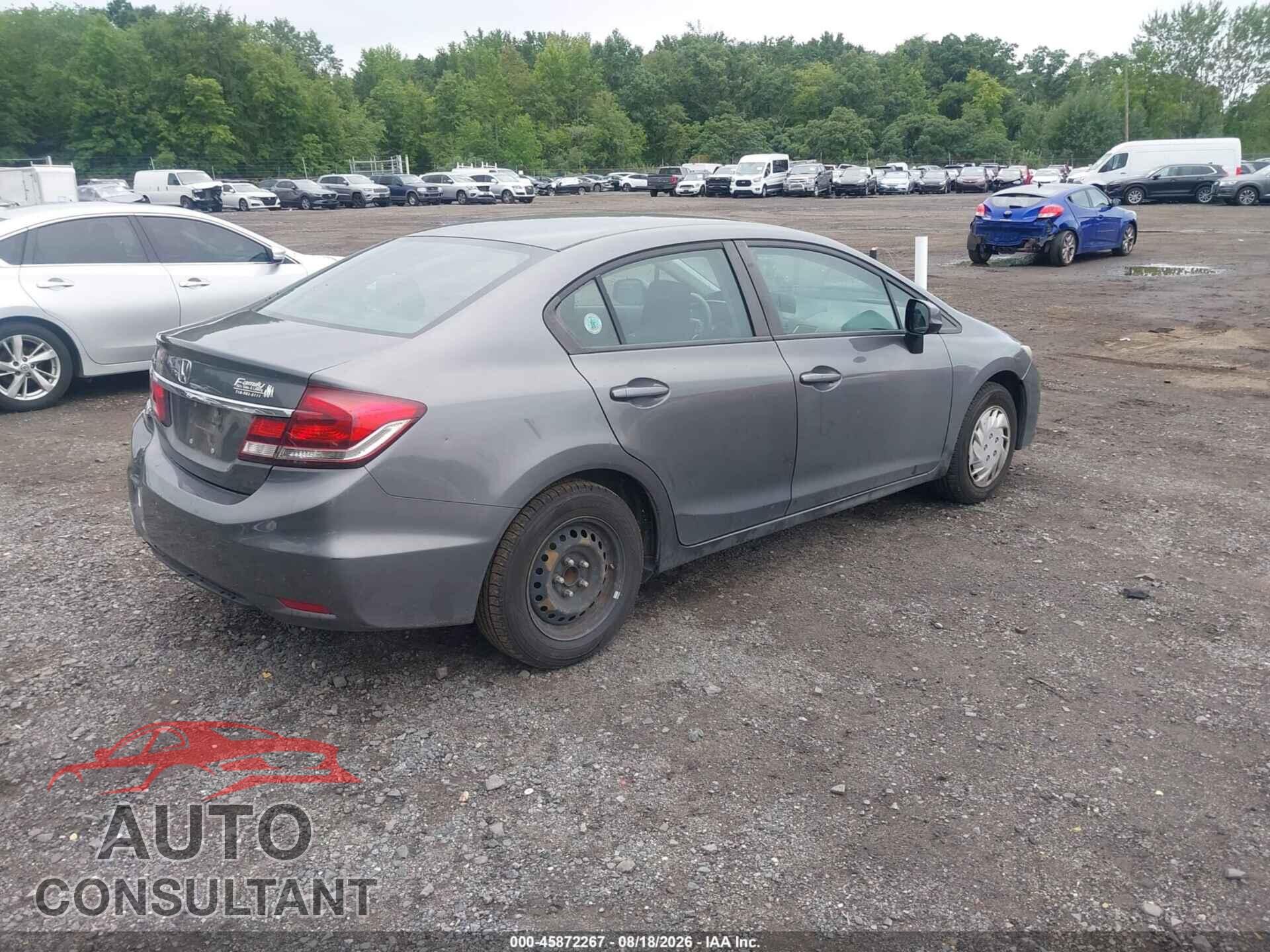 HONDA CIVIC 2013 - 19XFB2F54DE294339
