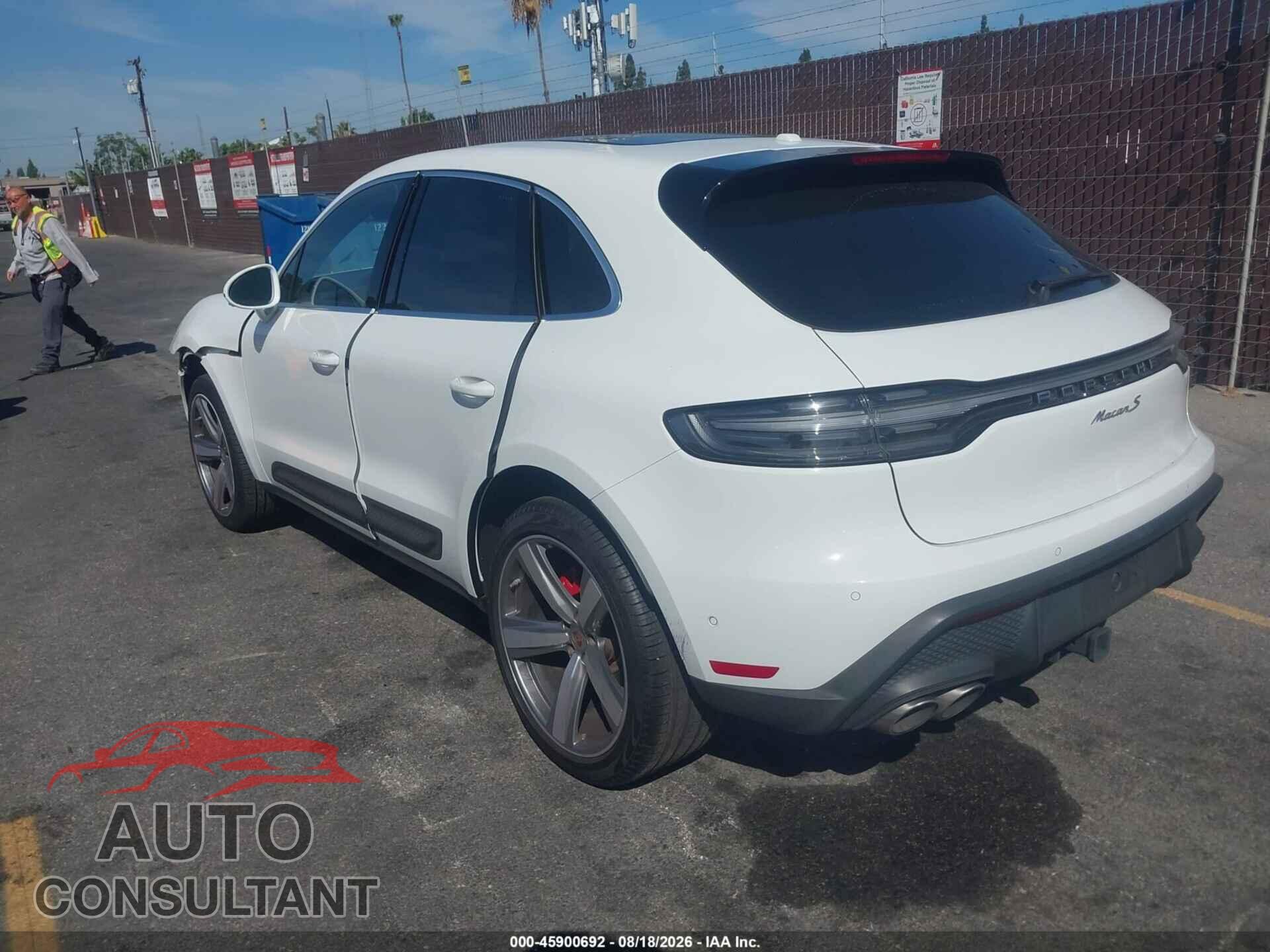 PORSCHE MACAN 2022 - WP1AG2A59NLB21703
