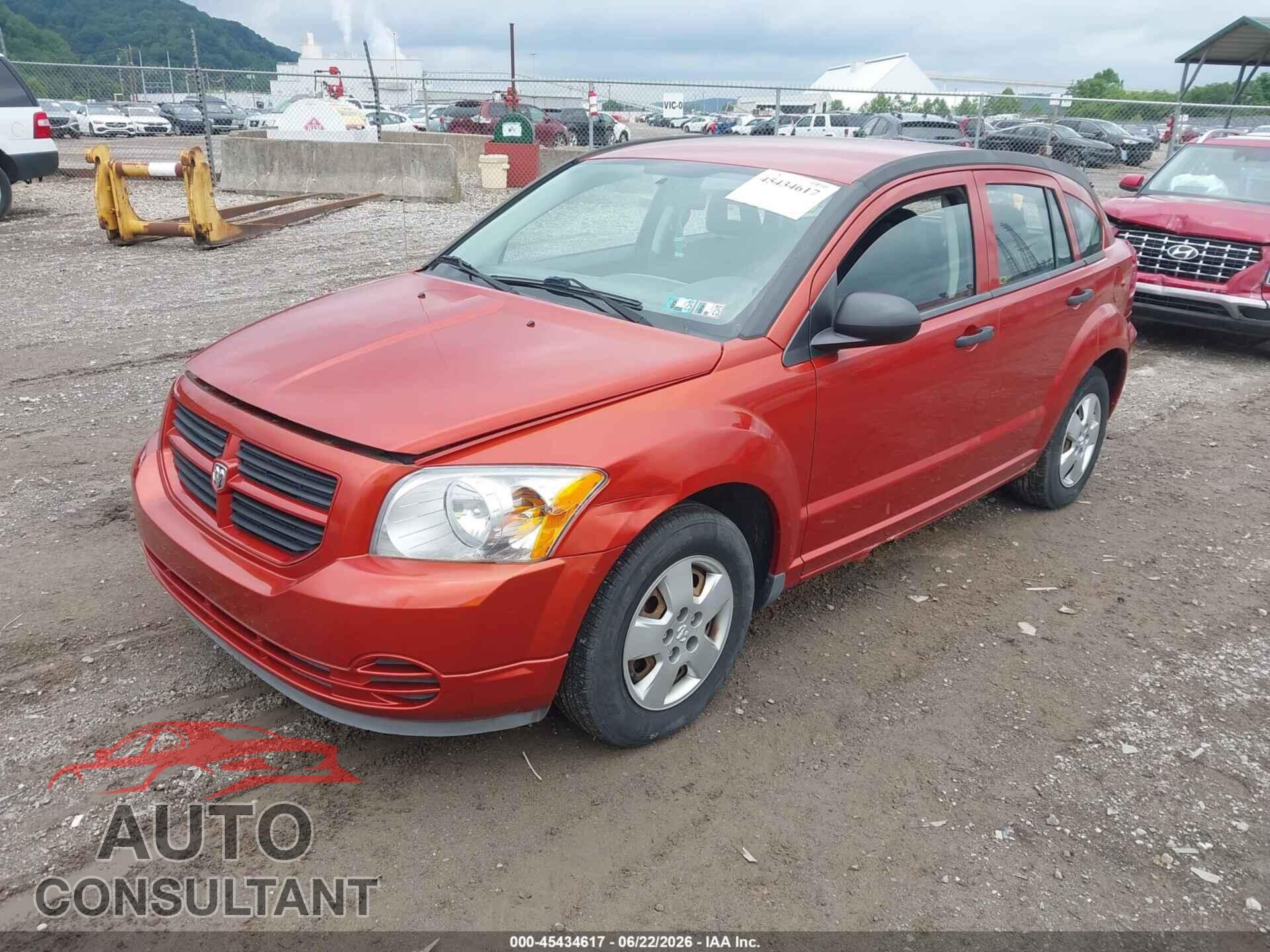 DODGE CALIBER 2009 - 1B3HB28A89D151987