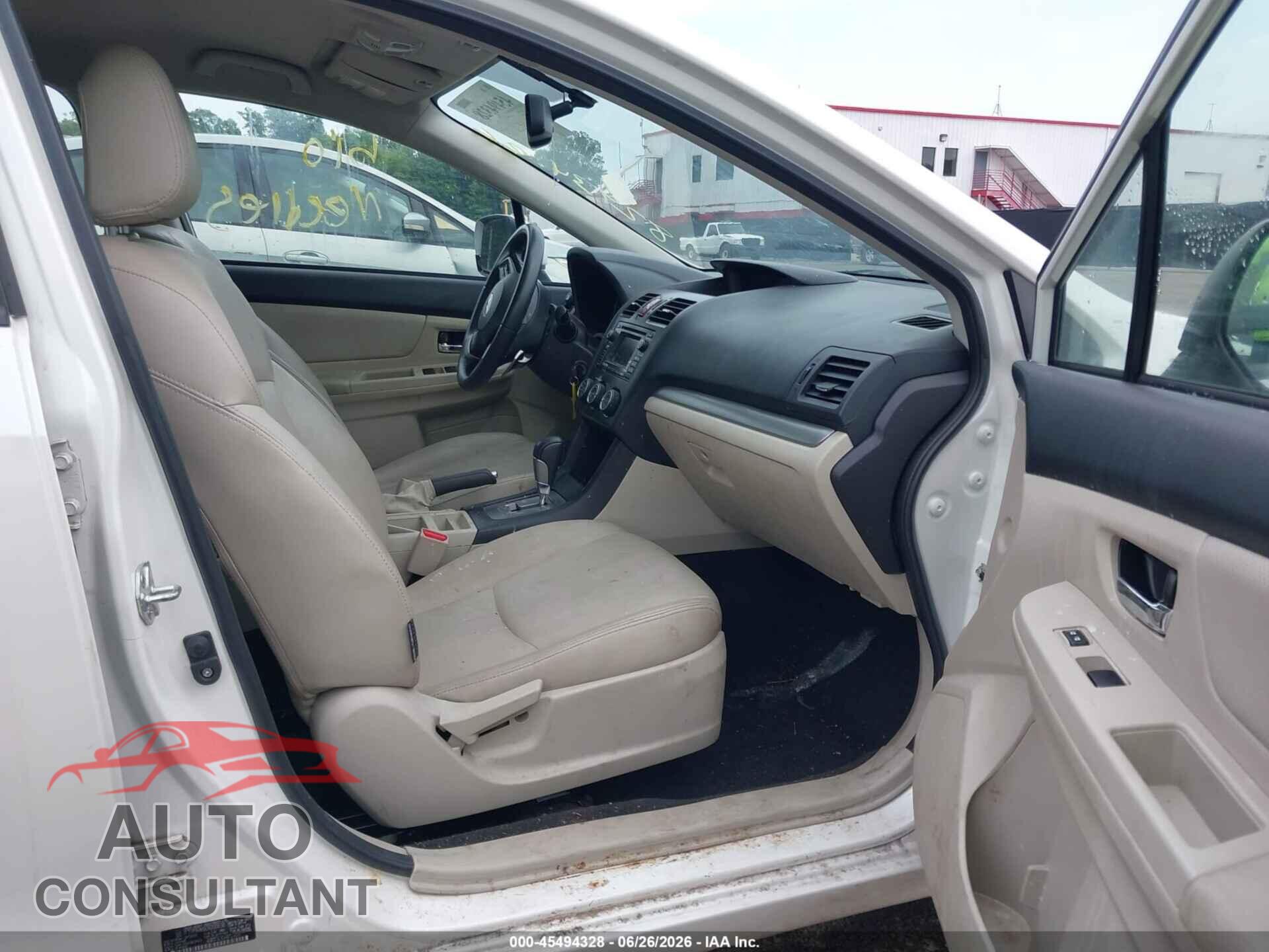 SUBARU IMPREZA 2012 - JF1GPAG65CH200636