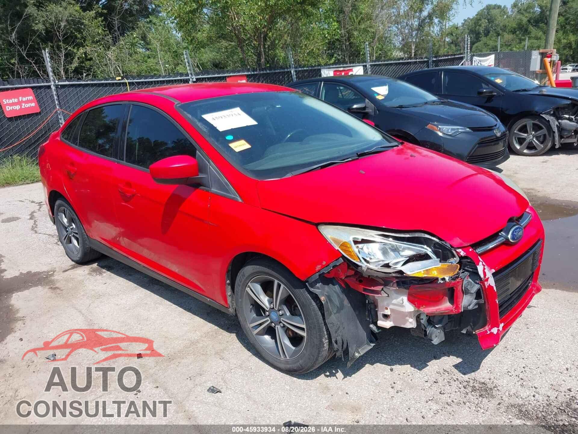 FORD FOCUS 2012 - 1FAHP3F29CL312108