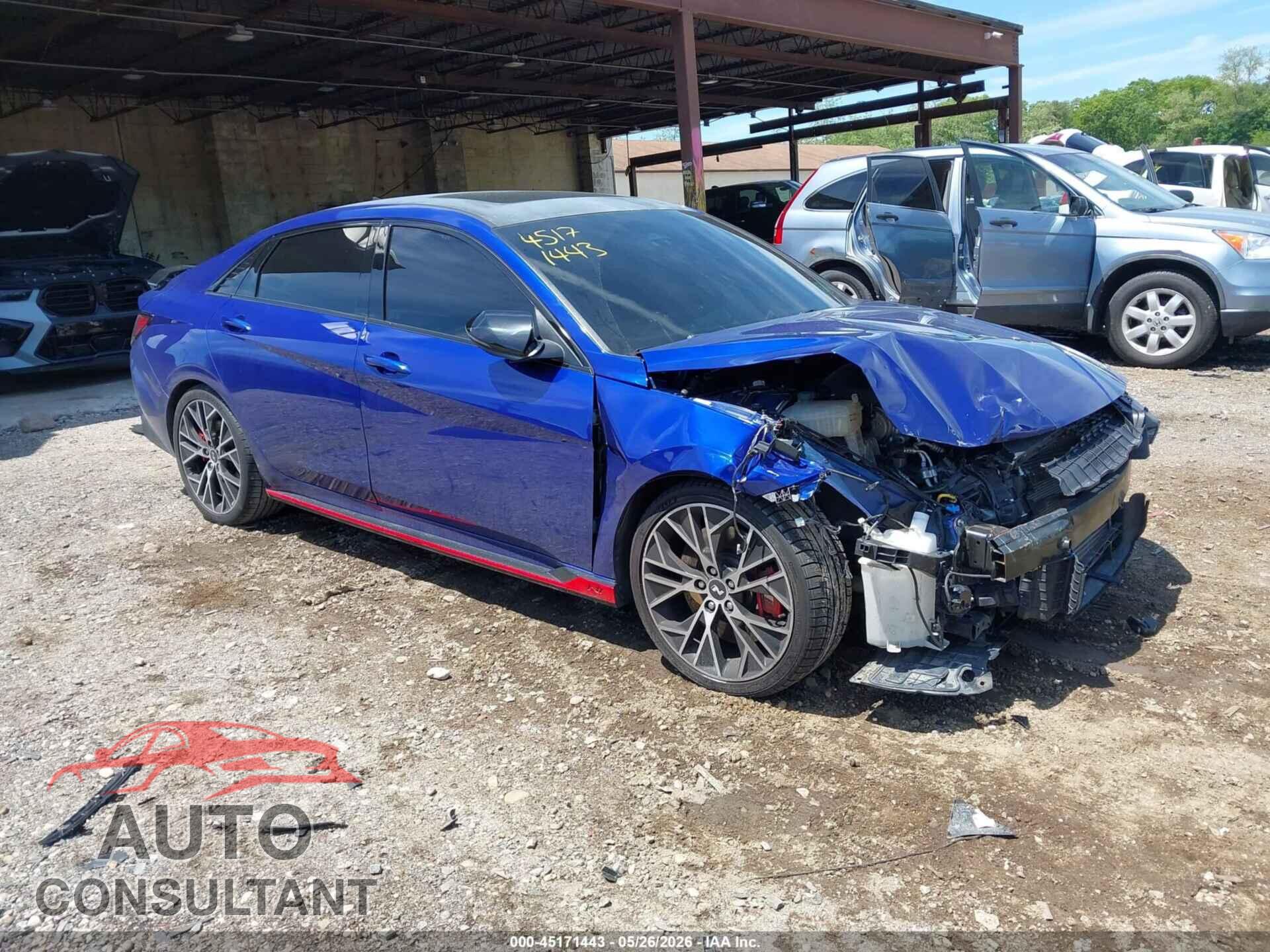 HYUNDAI ELANTRA N 2022 - KMHLW4AK9NU002957