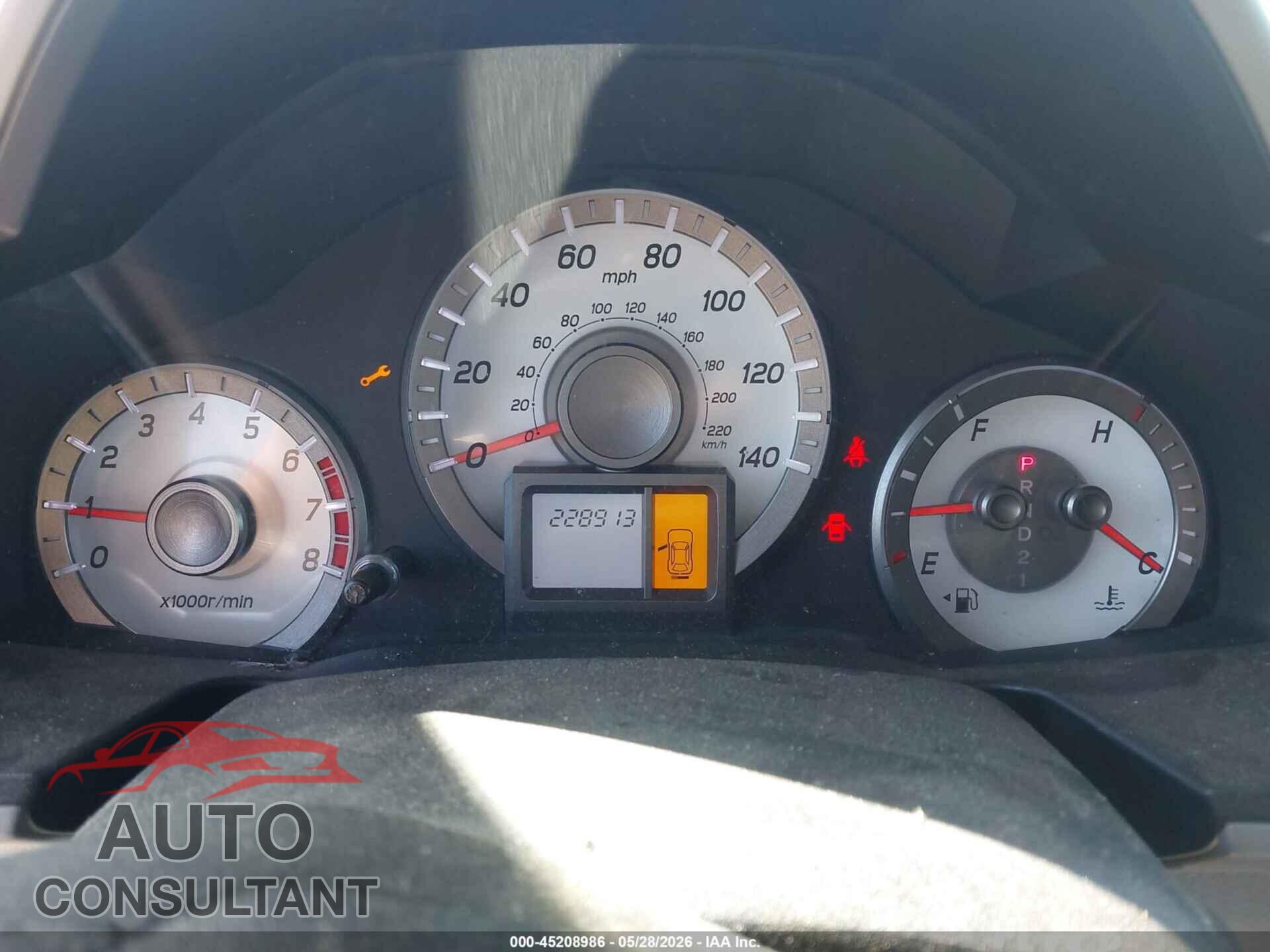HONDA PILOT 2012 - 5FNYF4H29CB025418