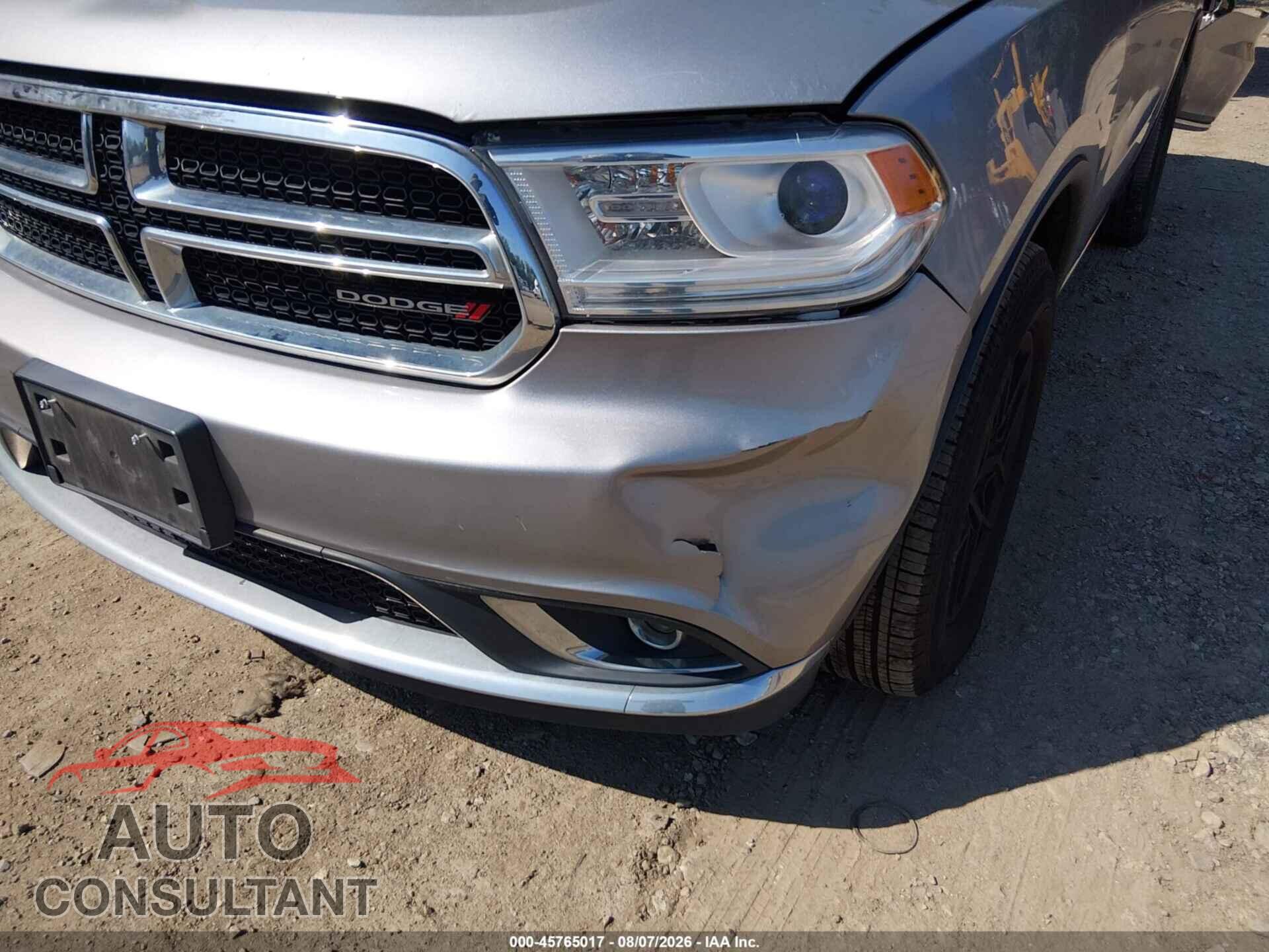 DODGE DURANGO 2017 - 1C4RDJAG5HC821103